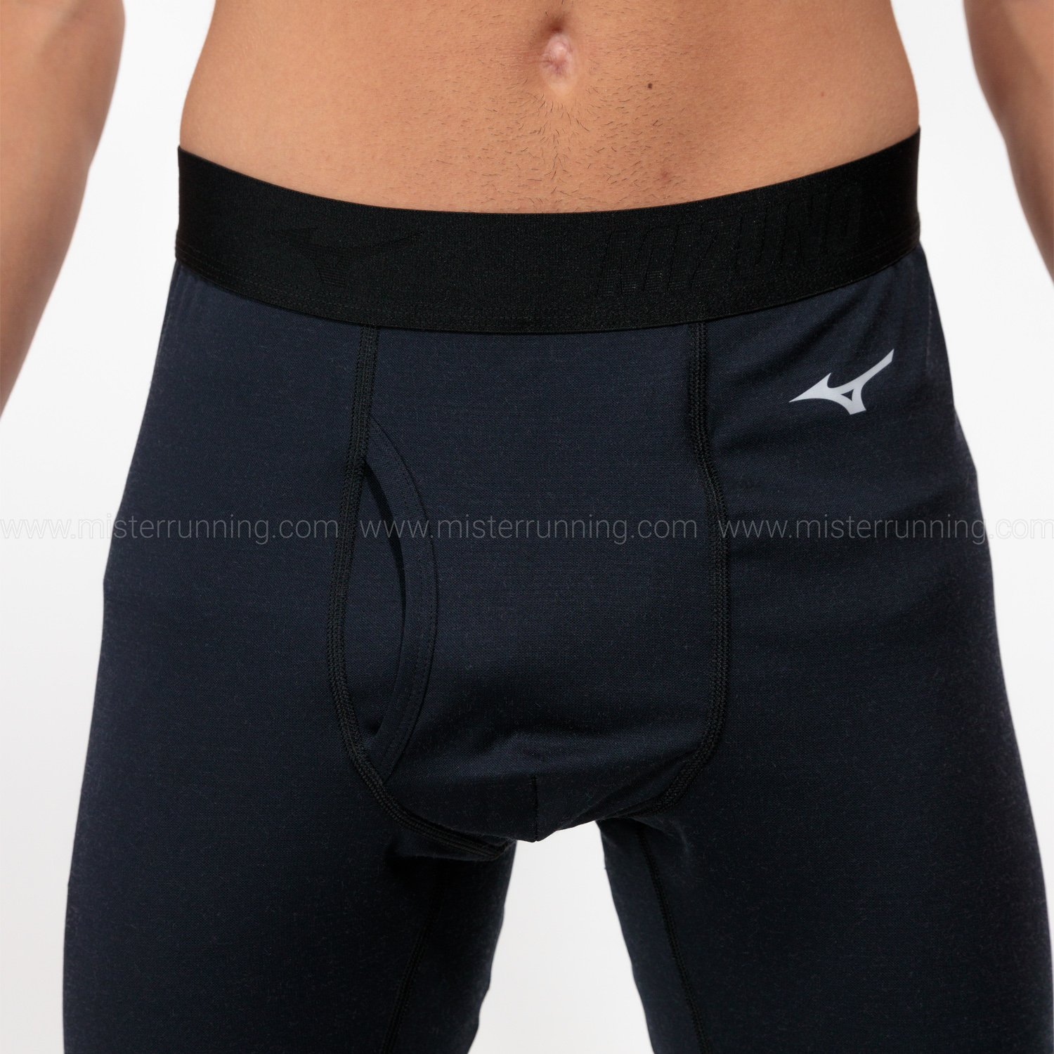 Mizuno Mid Weight 3/4 Calzamaglia Black