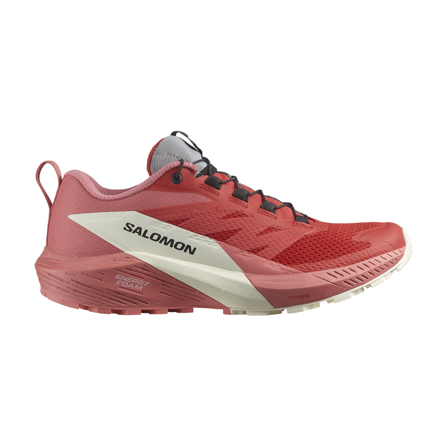 Salomon Sense Ride 5 Tea Rose/Fiery Red/Vanilla Ice