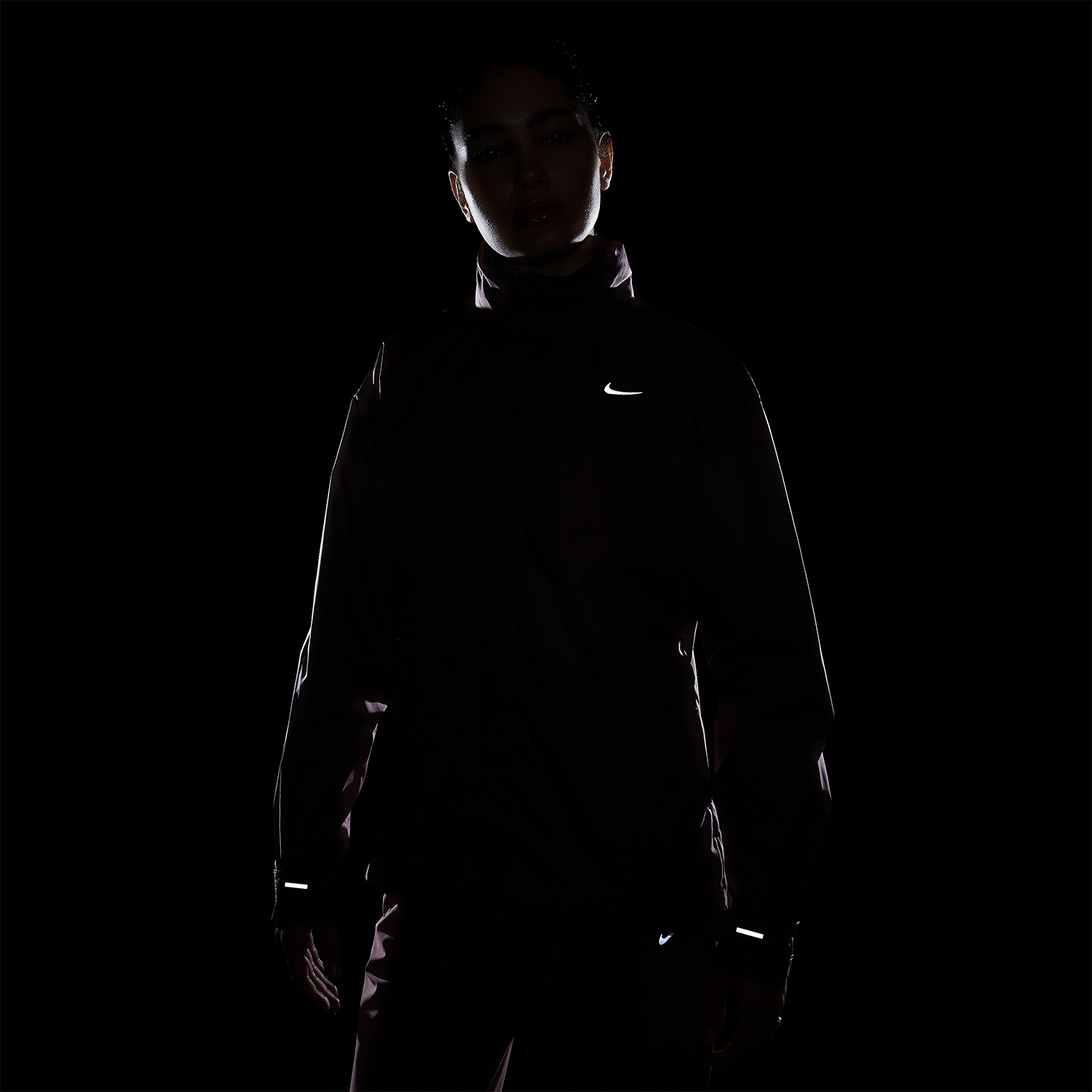 Nike Fast Repel Giacca Smokey Mauve/Black/Reflective Silver