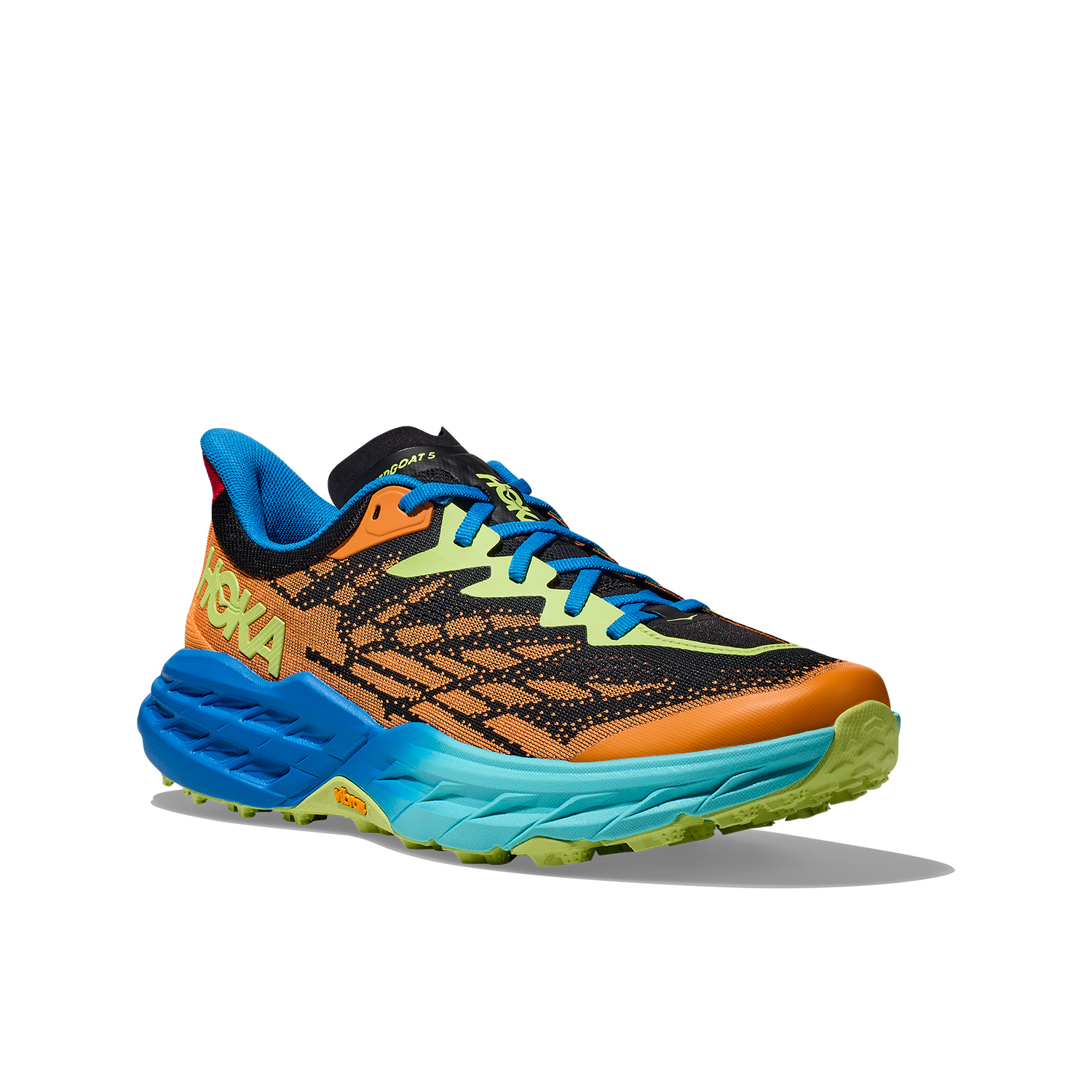 Hoka Speedgoat 5 Solar Flare/Diva Blue