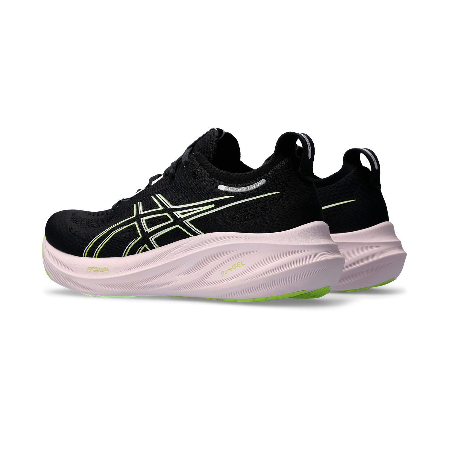 Asics Gel Nimbus 26 Black/Neon Lime