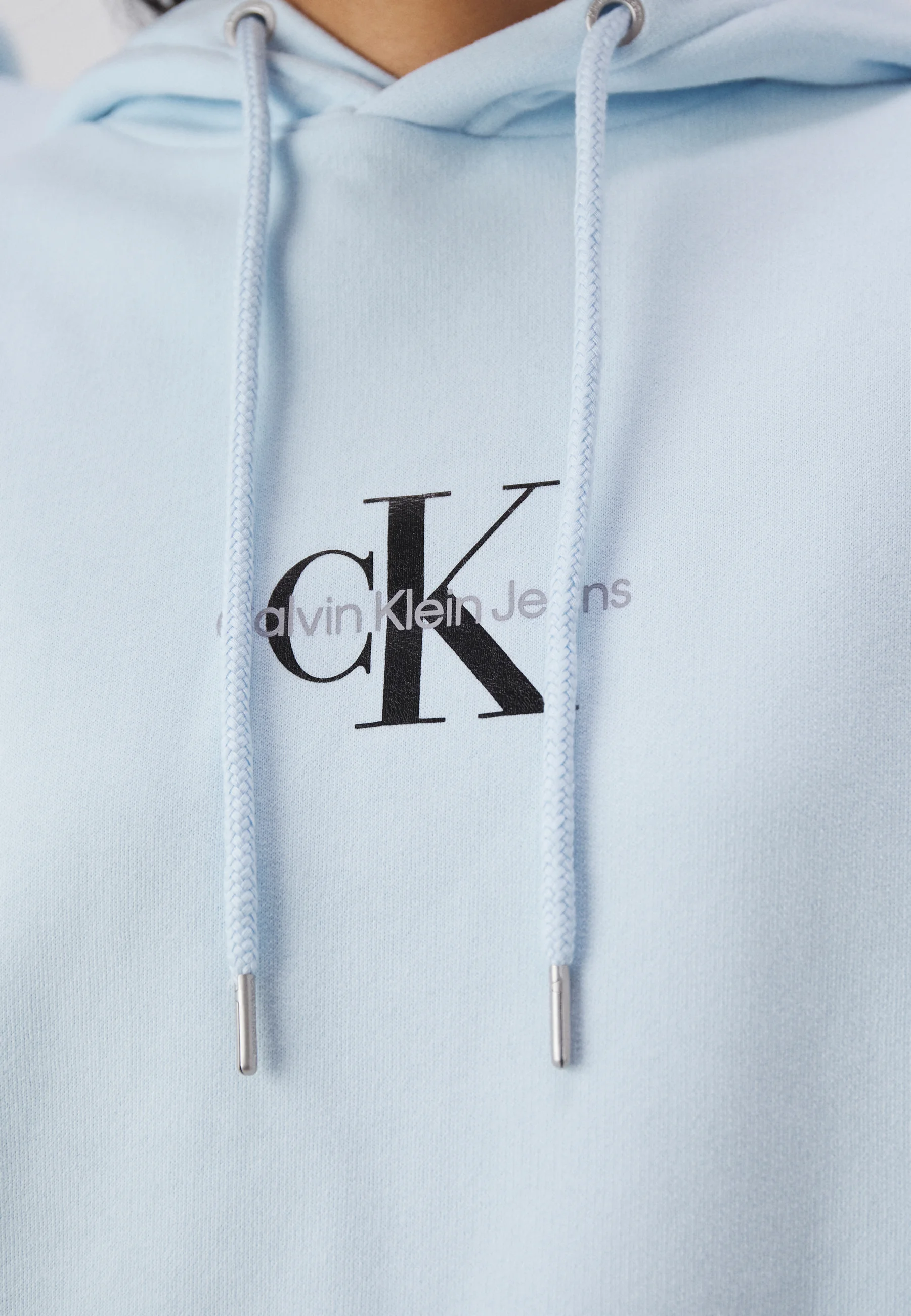 Calvin Klein Jeans REGULAR HOODIE SMALL MONOLOGO UNISEX - Felpa con cappuccio