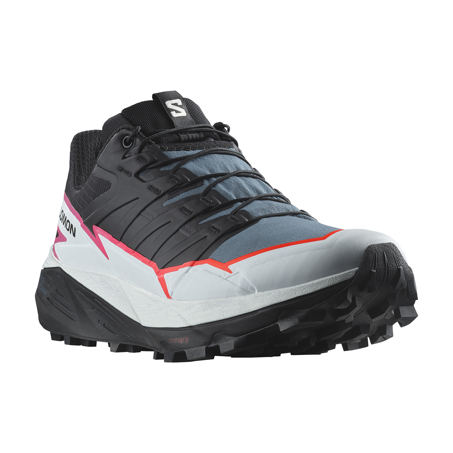 Salomon Thundercross Black/Bering Sea/Pink Glo