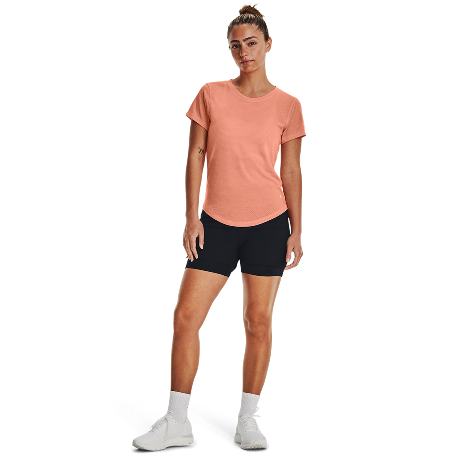 Under Armour Streaker Maglietta Bubble Peach/Reflective