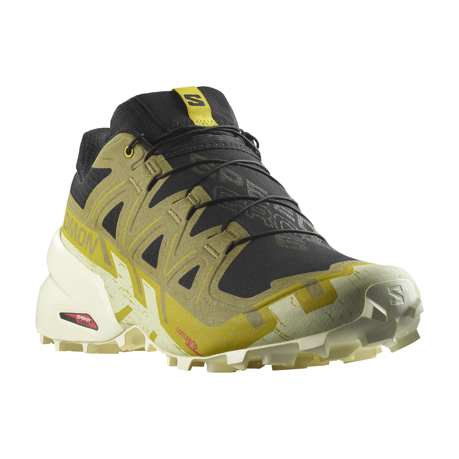 Salomon Speedcross 6 Black/Cress Green/Transparent Yellow