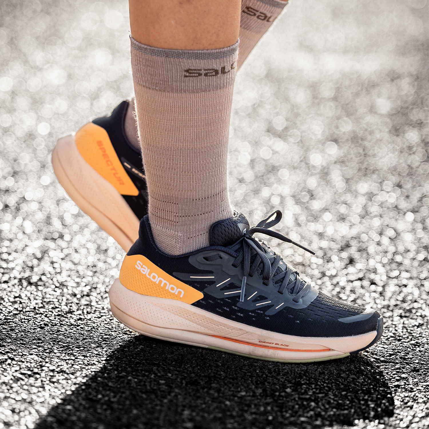 Salomon Spectur Ebony/Almond Cream/Leek Green