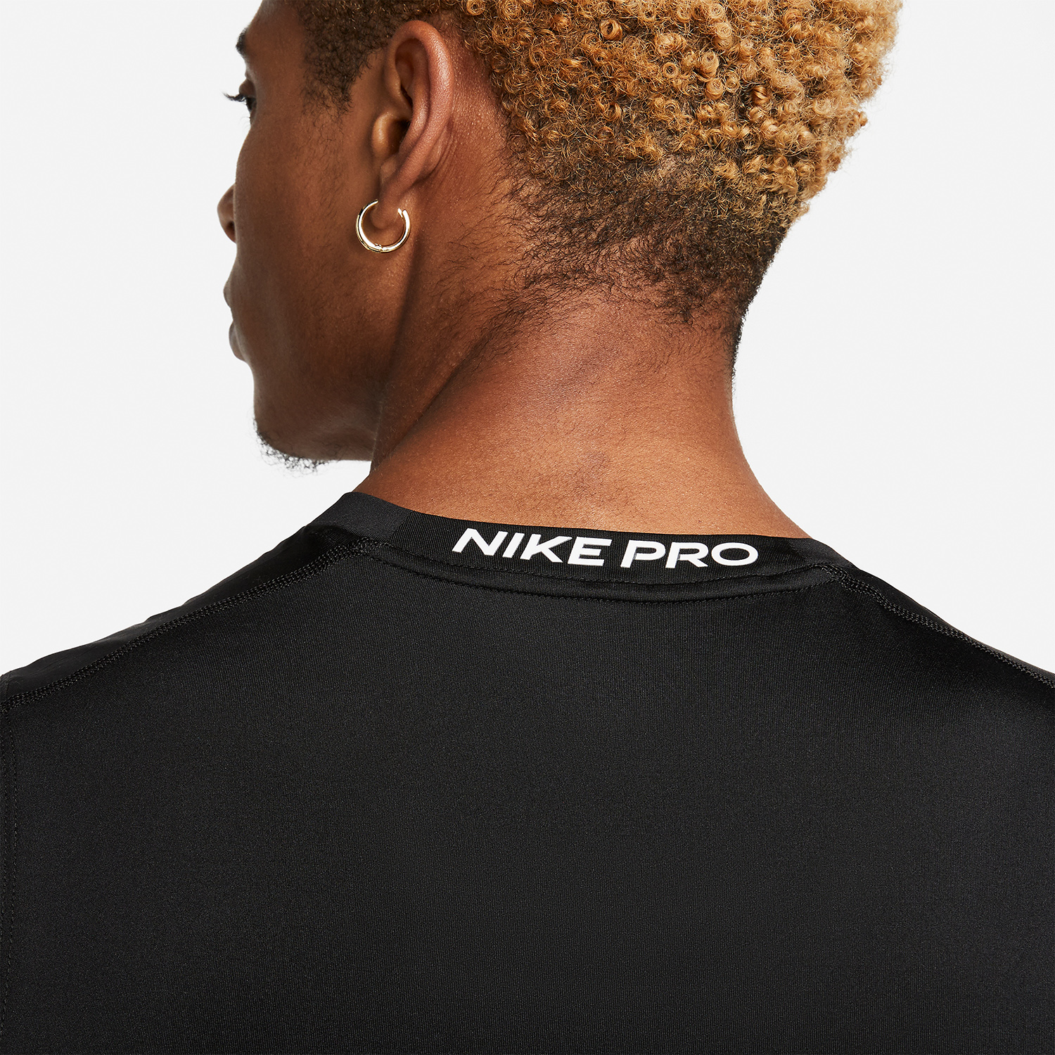 Nike Pro Dri-FIT Logo Canotta Black/White