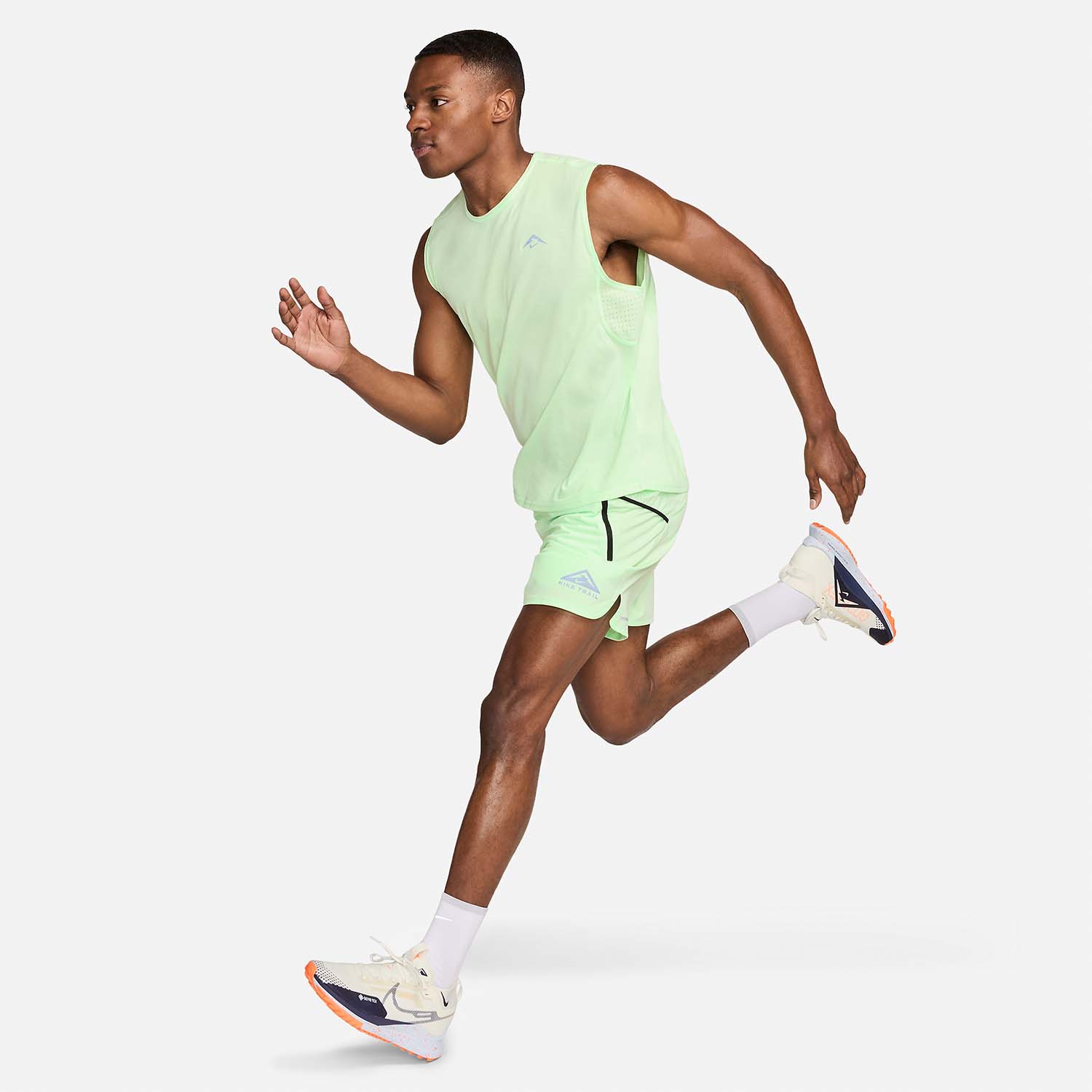 Nike Trail Solar Chase Canotta Vapor Green/Neutral Olive/Black