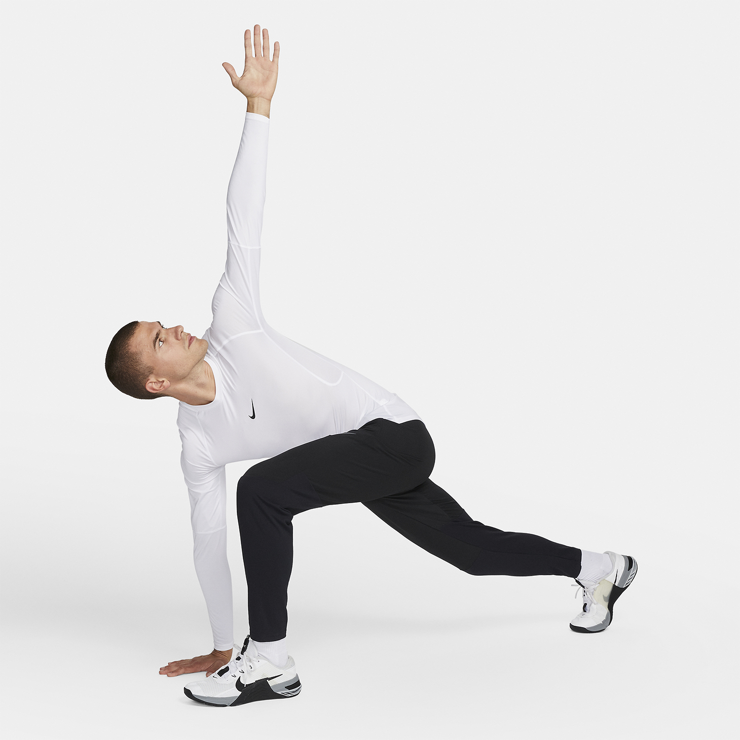 Nike Dri-FIT Logo Maglia White/Black