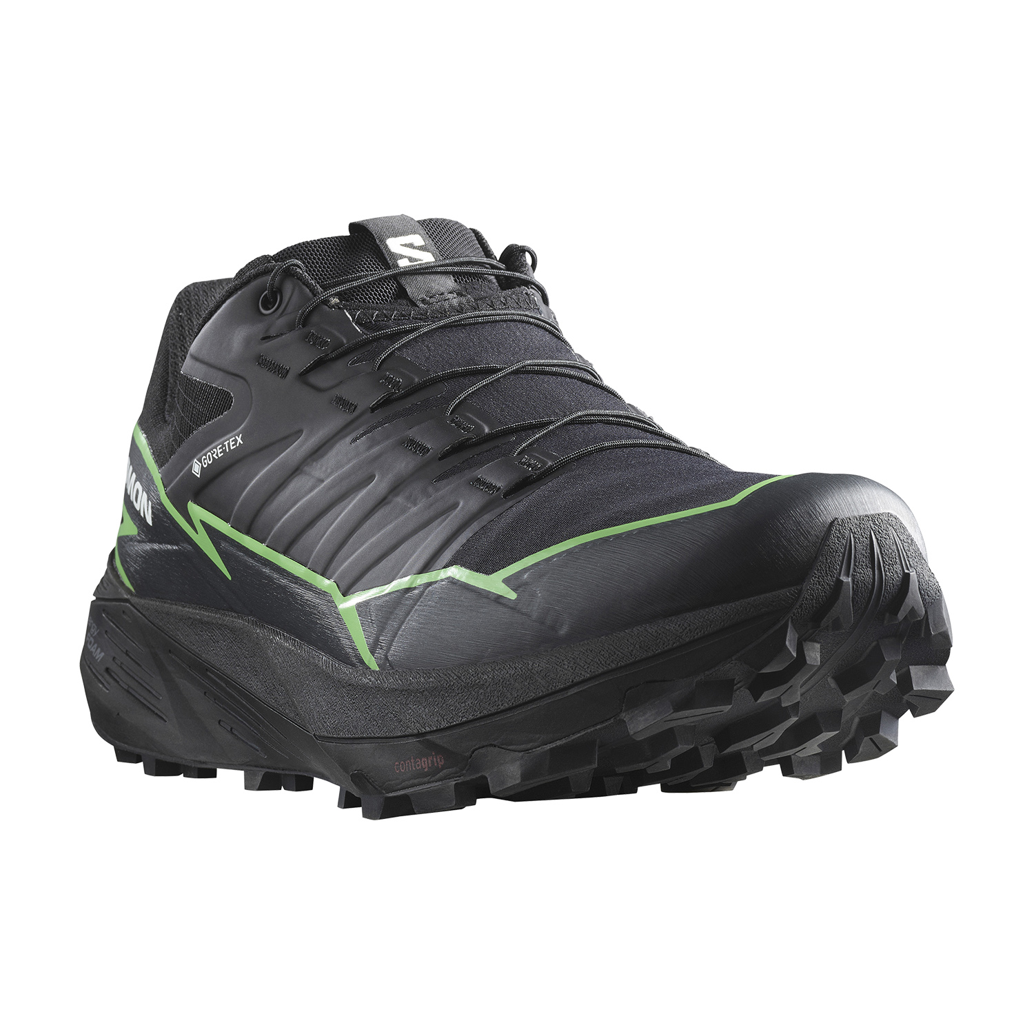 Salomon Thundercross GTX Black/Green Gecko