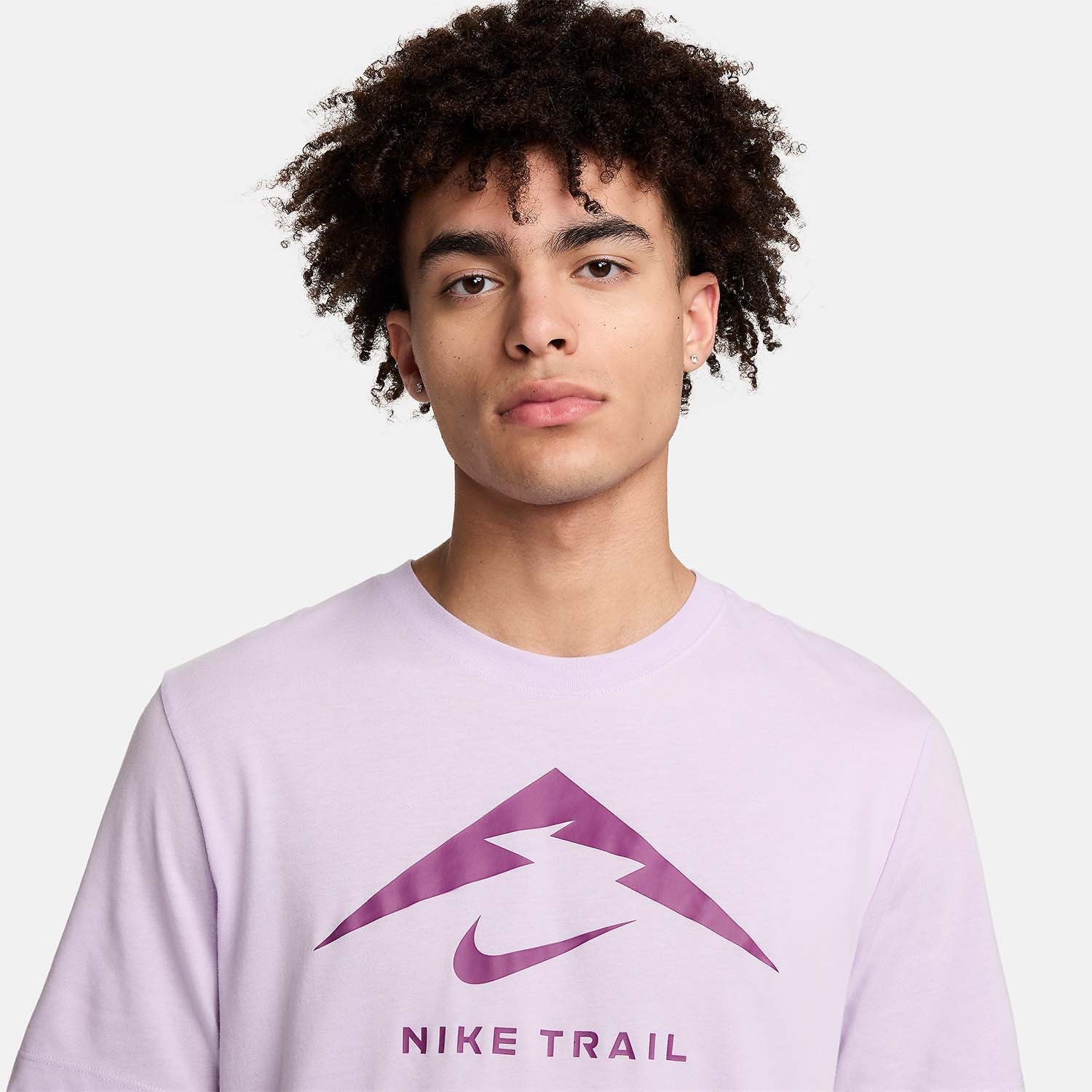 Nike Dri-FIT Trail Logo Maglietta Violet Mist