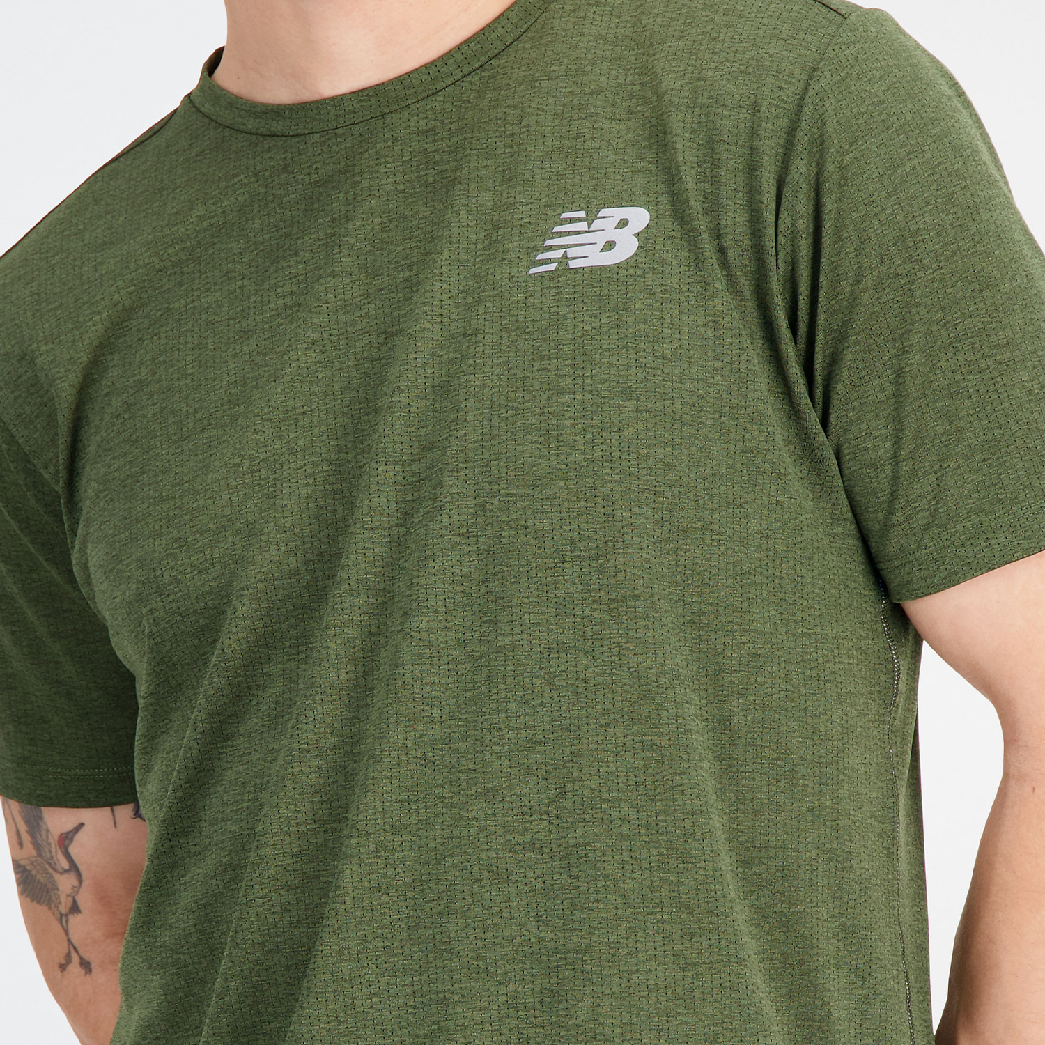 New Balance Impact Maglietta Kombu Heather