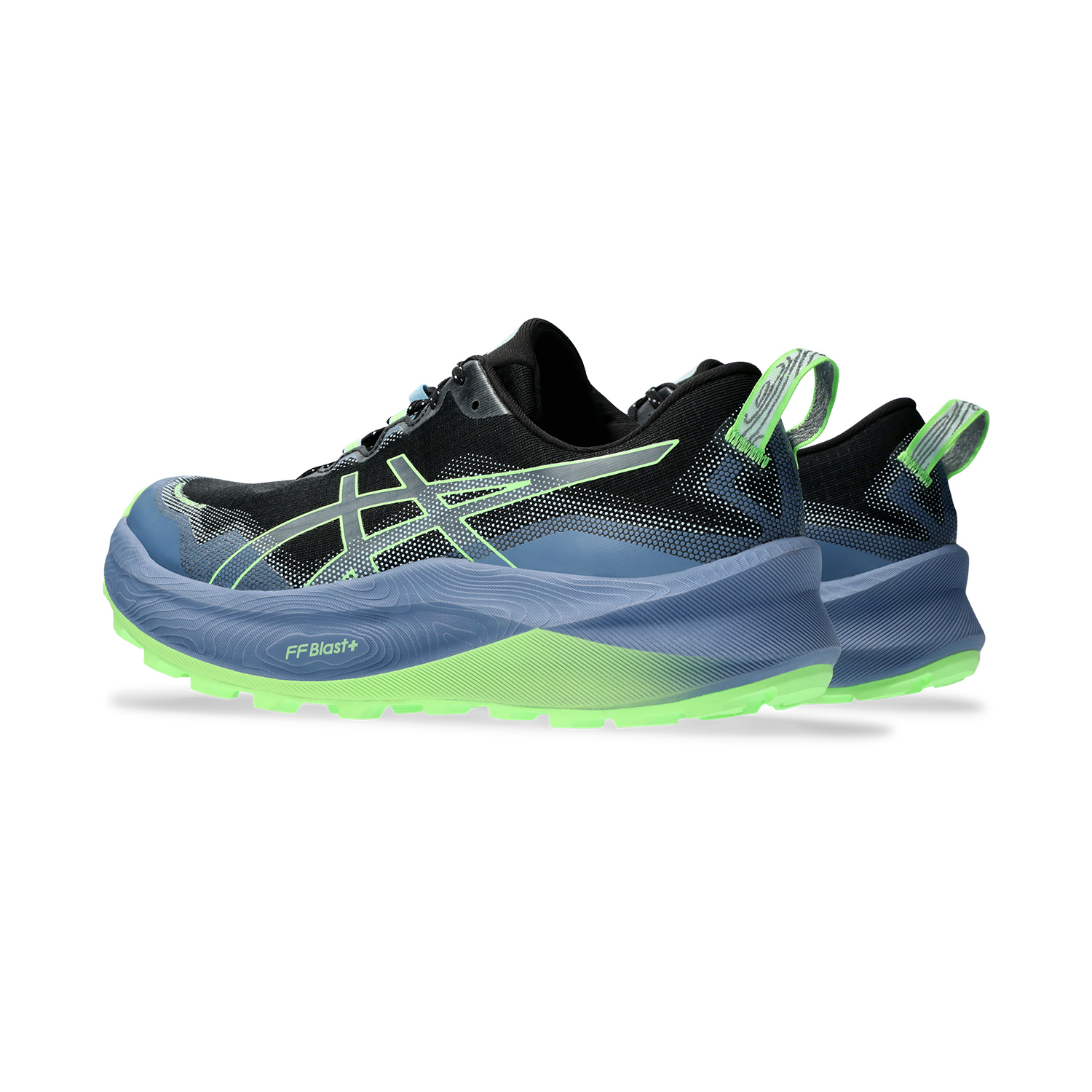 Asics Trabuco Max 3 Black/Illuminate Green
