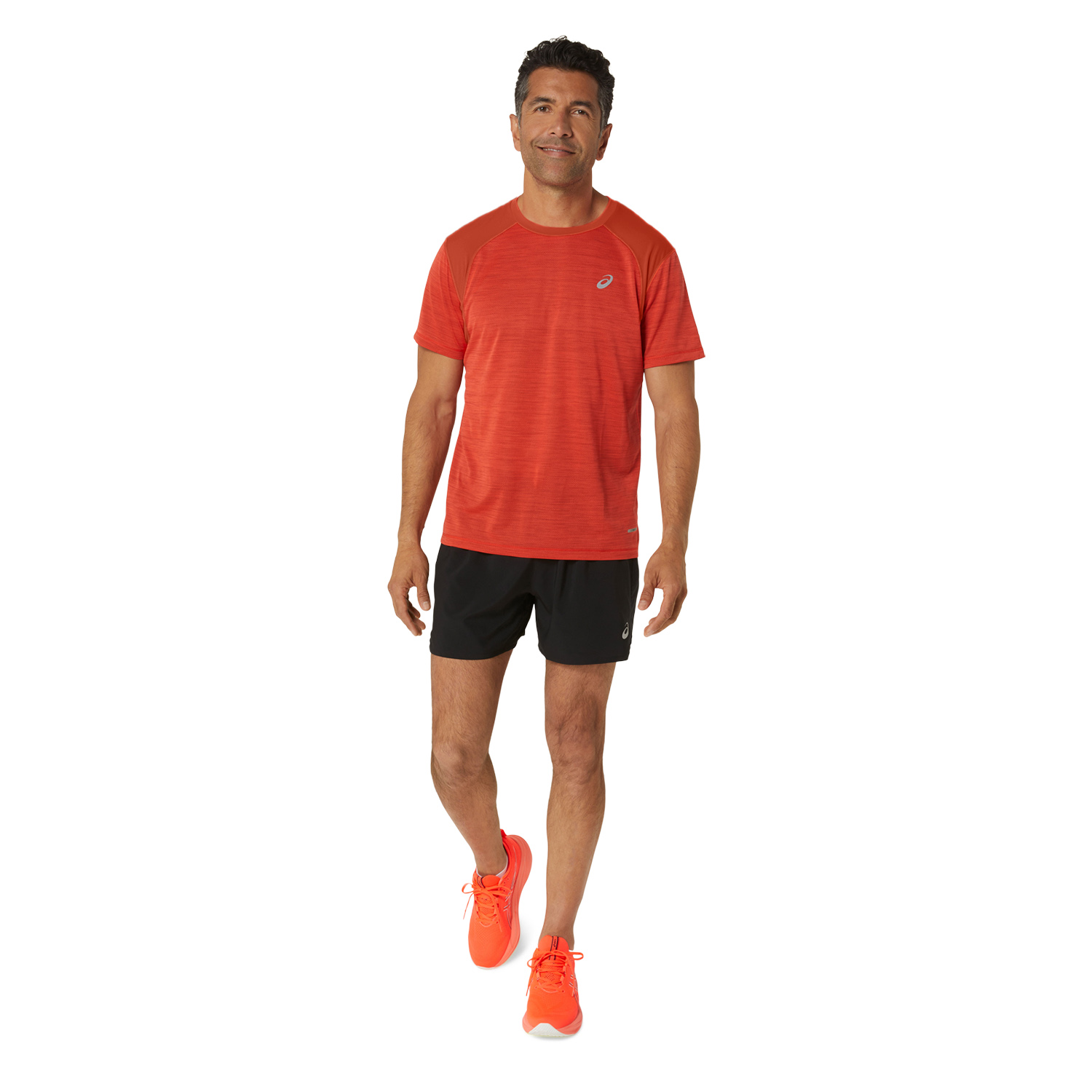 Asics Road Maglietta True Red/Spice Latte