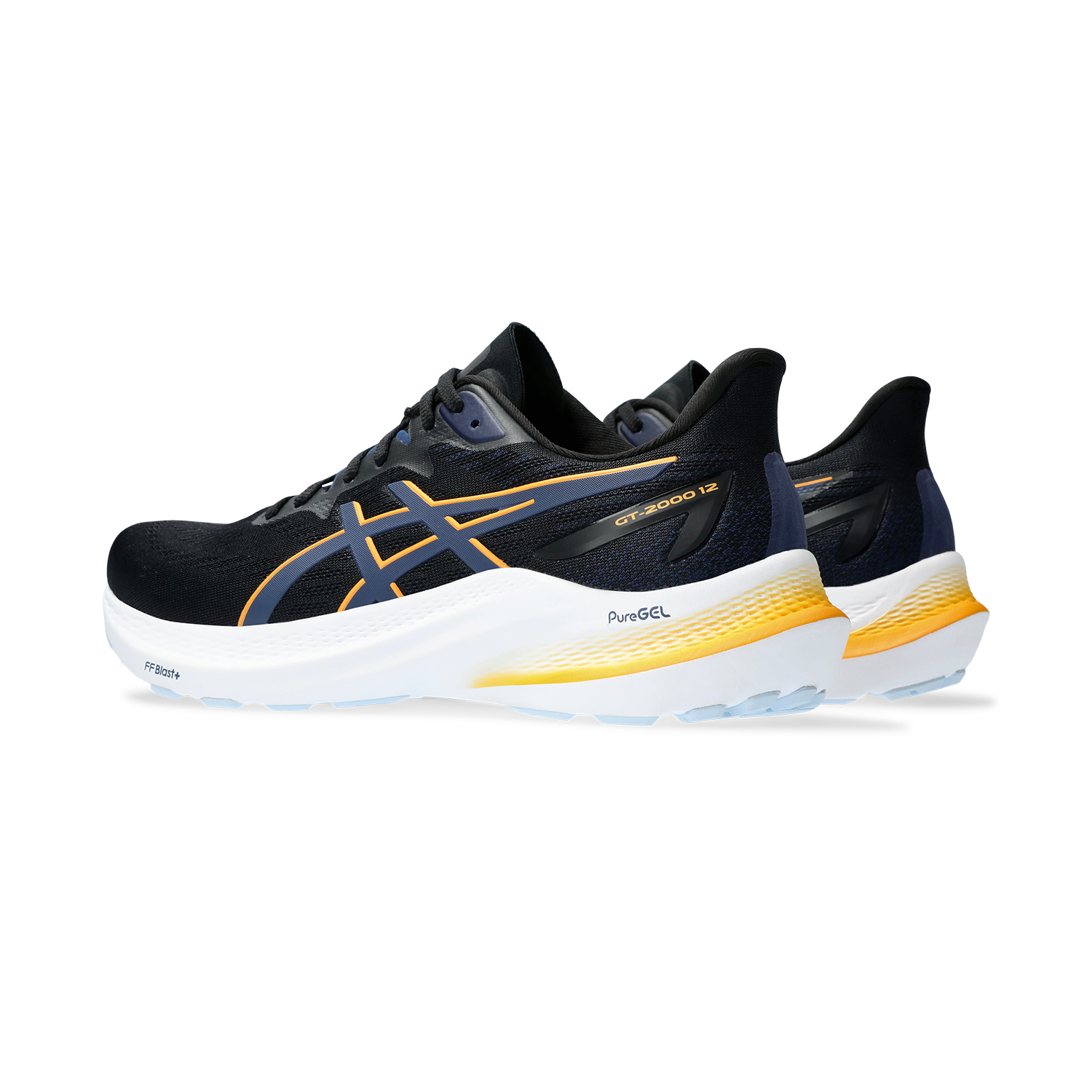 Asics GT 2000 12 Black/Fellow Yellow