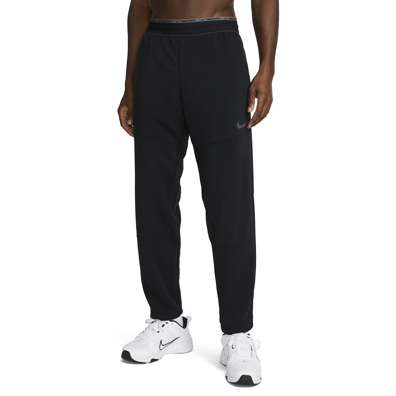 Nike Dri-FIT Pro Pantaloni Black/Iron Grey