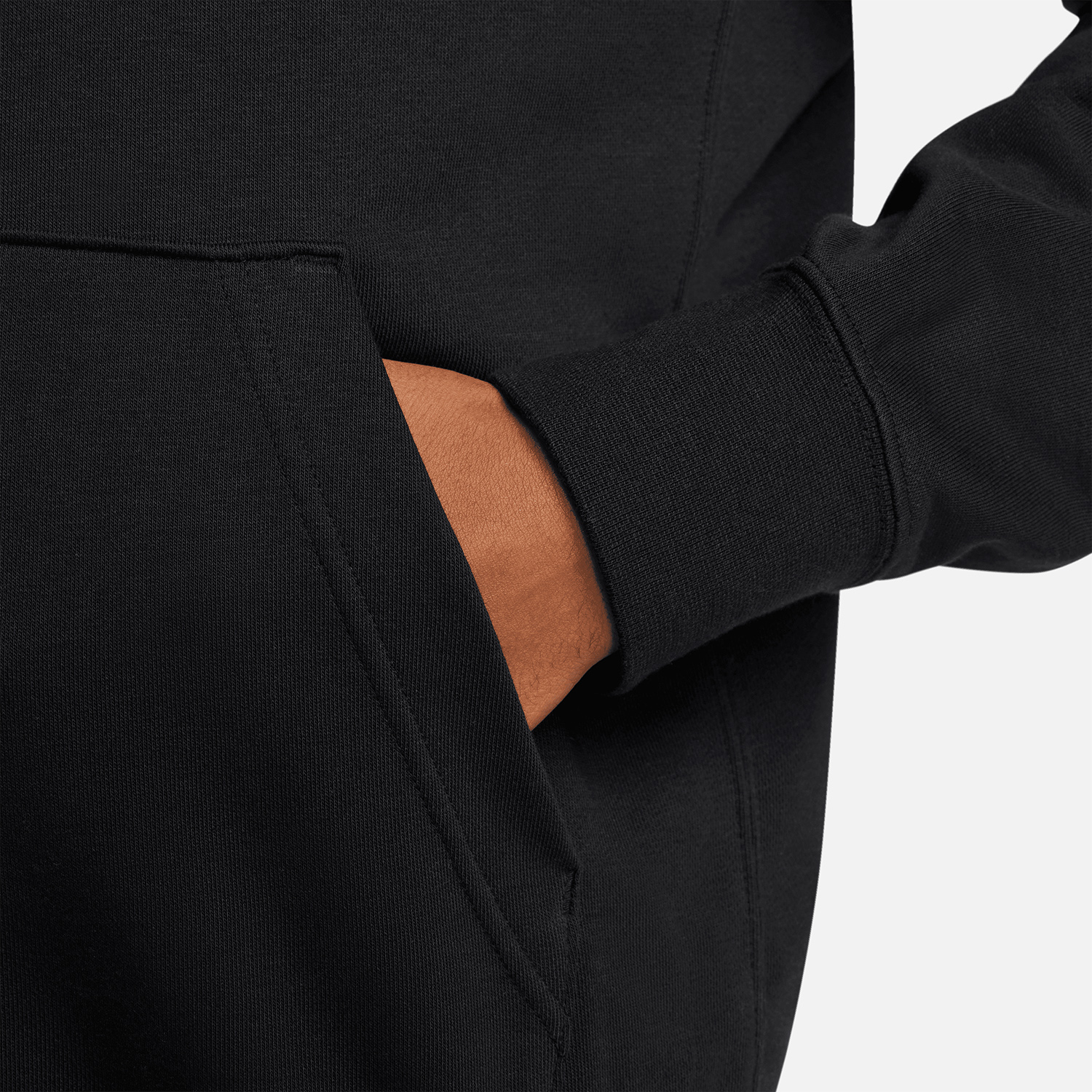 Nike Club Swoosh Felpa Black/White