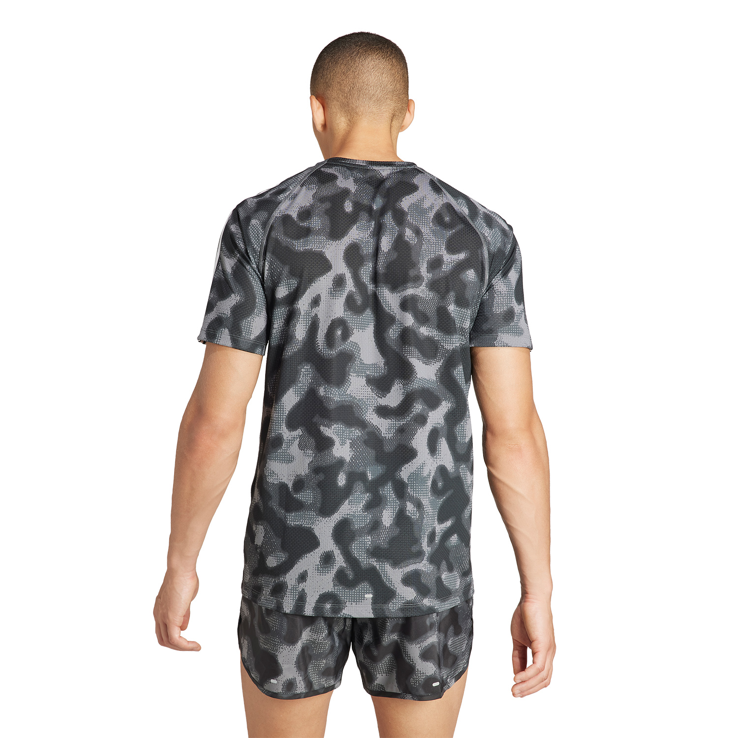 adidas Own The Run Iconic Maglietta Grey Four/Grey Six/Carbon/Black