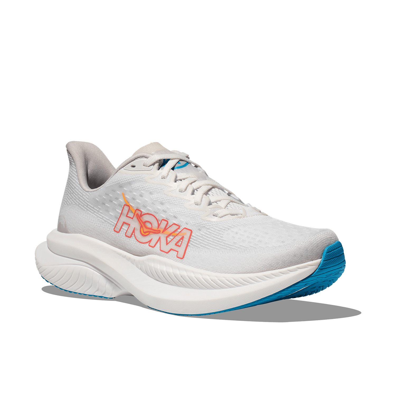 Hoka Mach 6 White/Nimbus Cloud