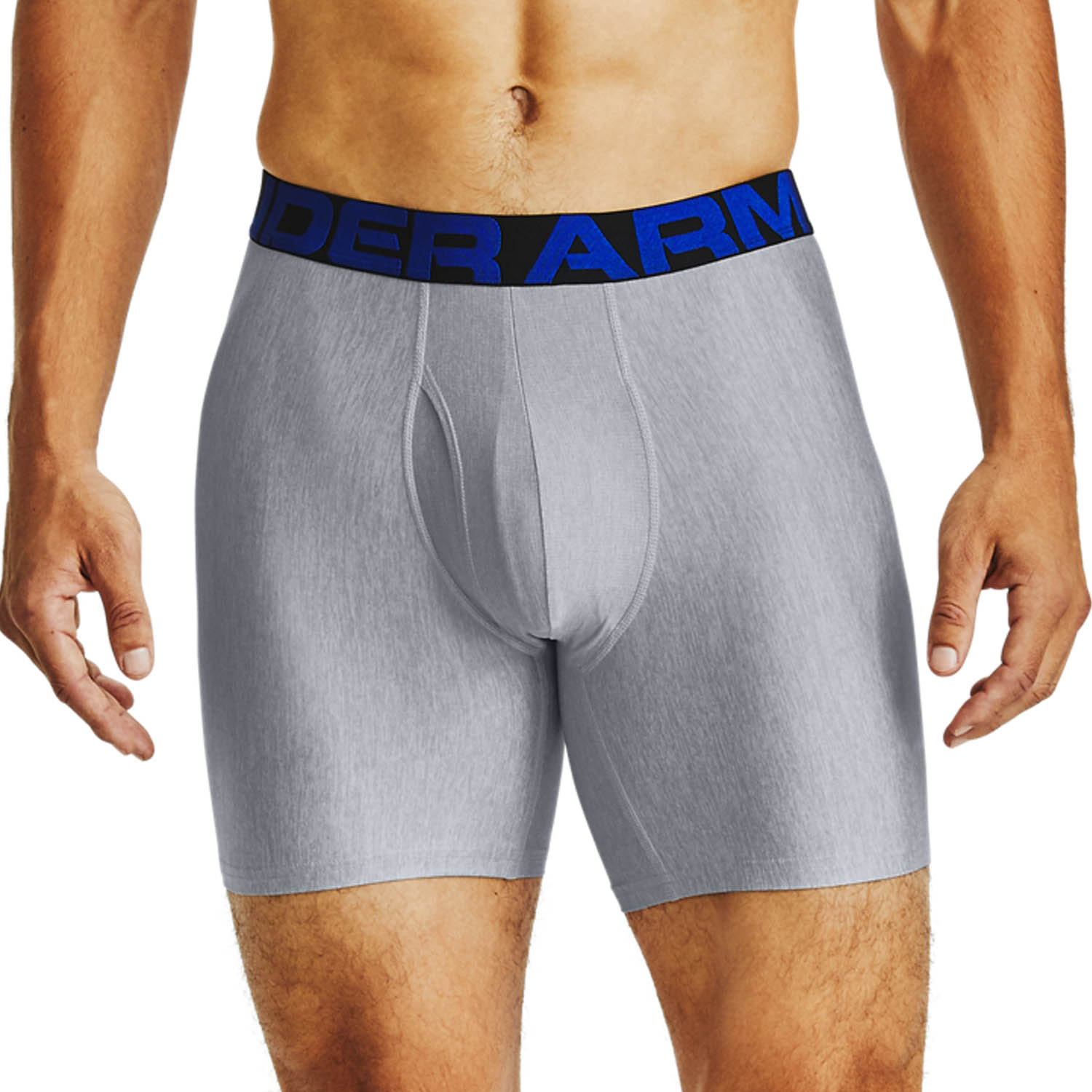 Under Armour Tech 6in x 2 Boxer Academy/Mod Gray Light Heather