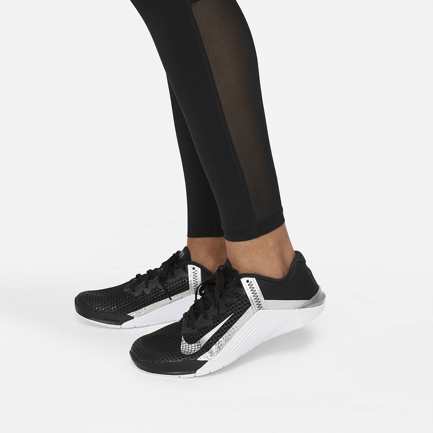 Nike Pro 365 Long Tights Black/White