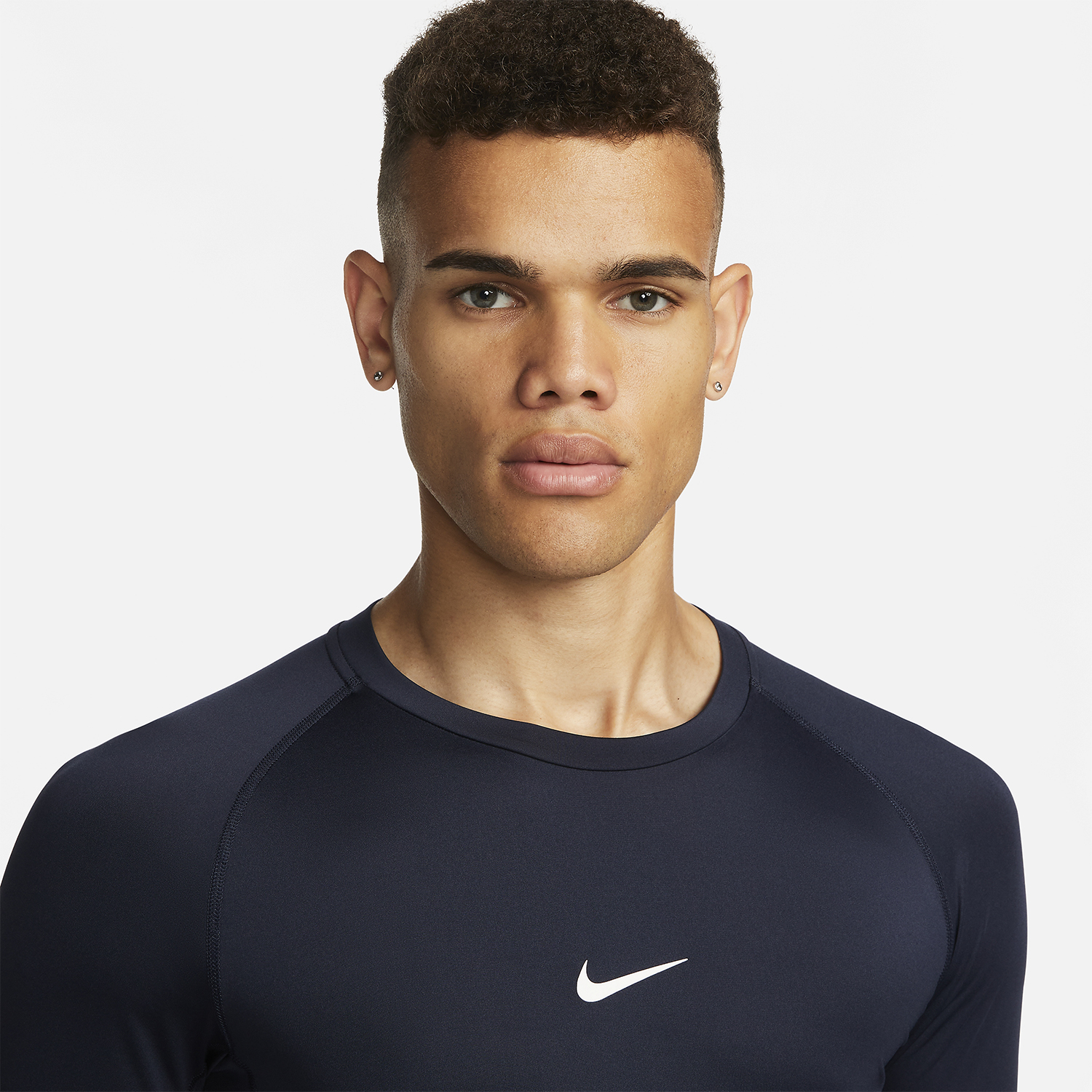 Nike Dri-FIT Logo Maglia Obsidian/White