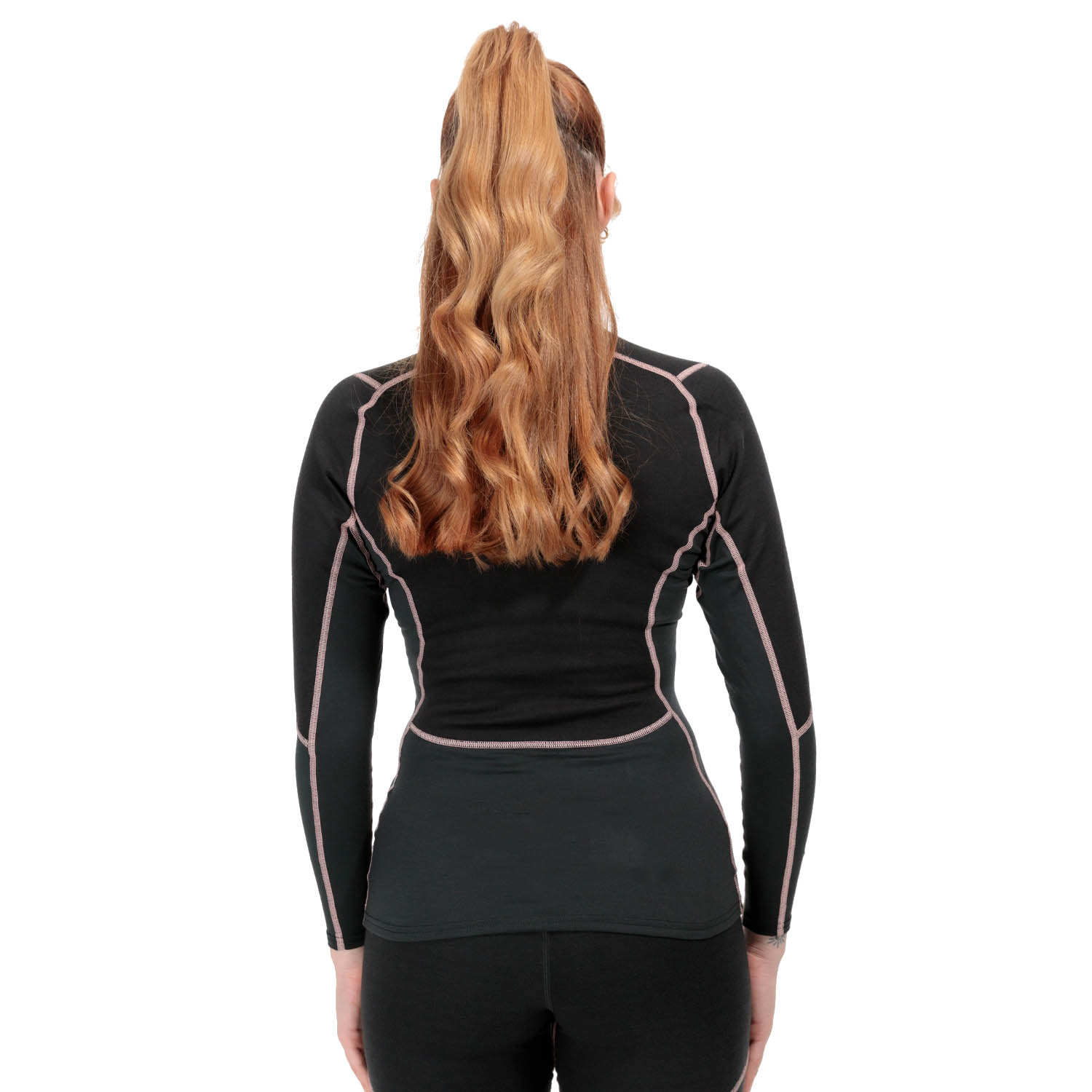 Mizuno Merino Wool Maglia Black/Apricot Blush