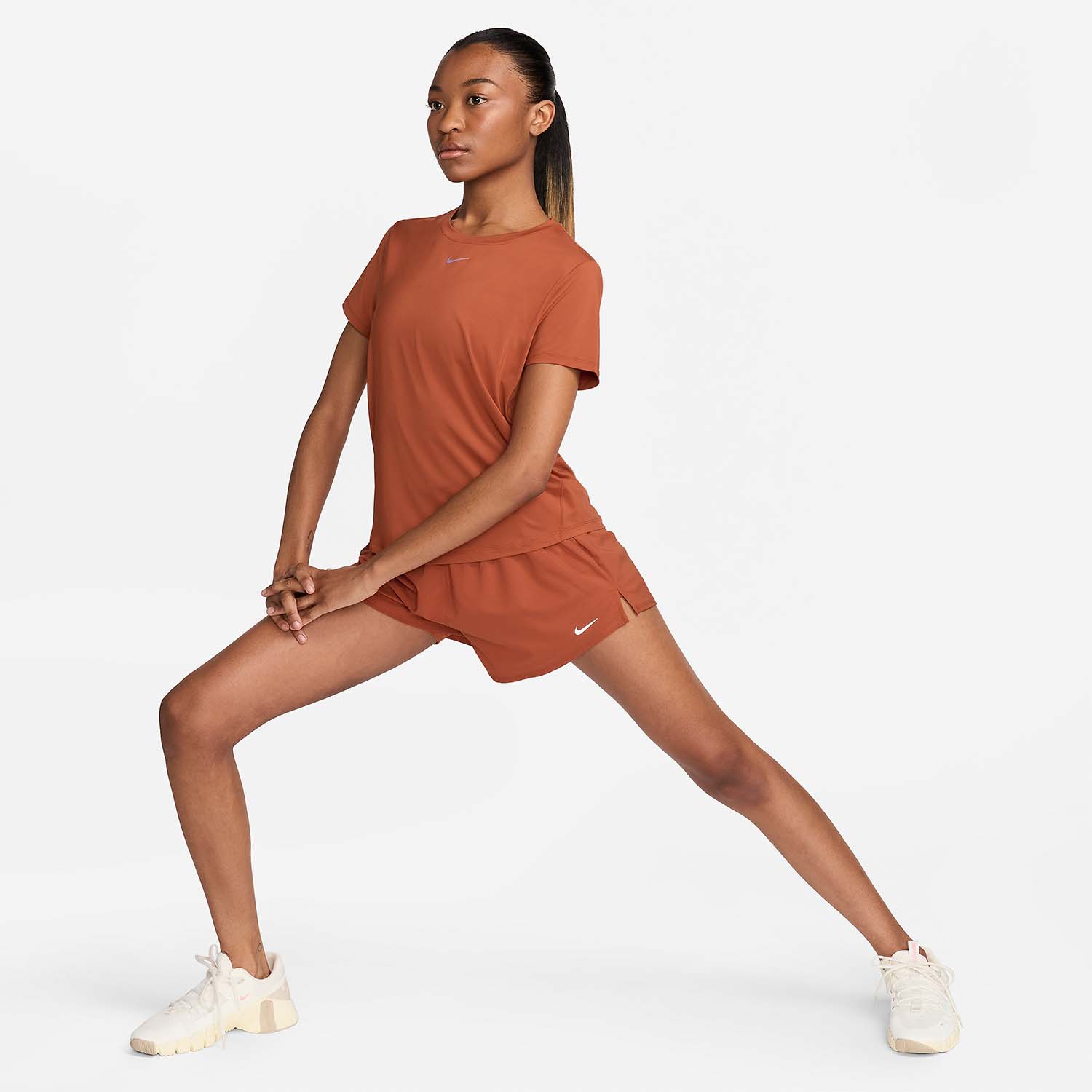 Nike One Classic Maglietta Burnt Sunrise/Black