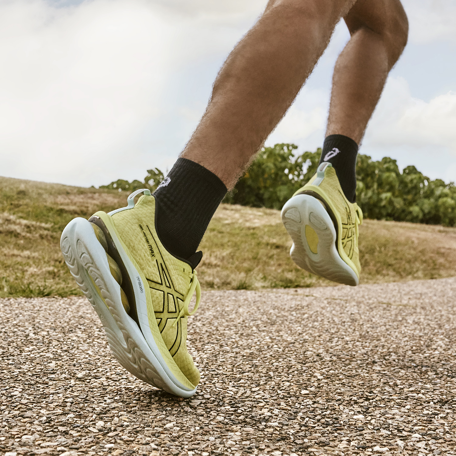 Asics Kinsei Max Glow Yellow/Black