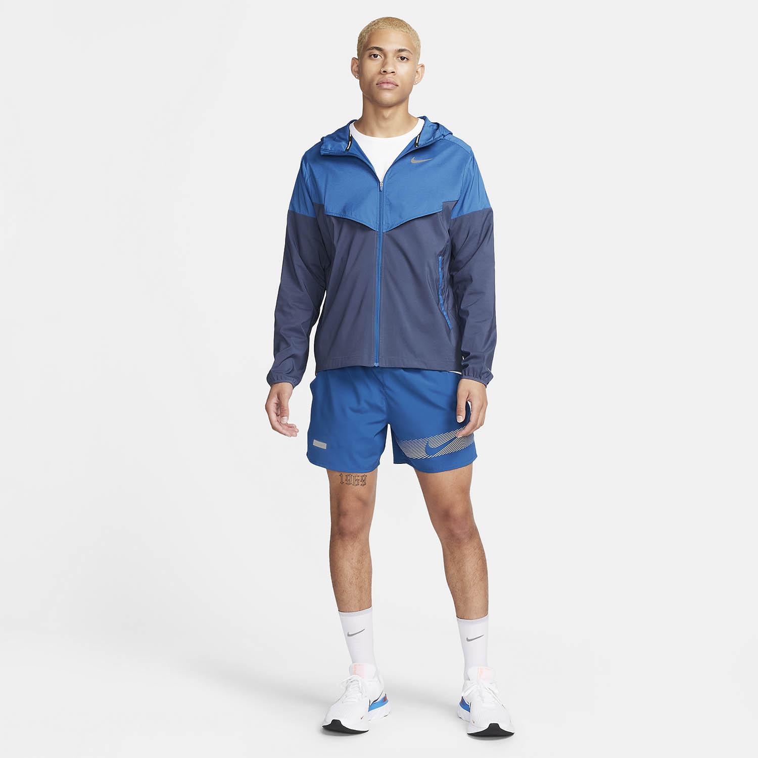 Nike Light Windrunner Giacca Court Blue/Thunder Blue/Reflective Silver