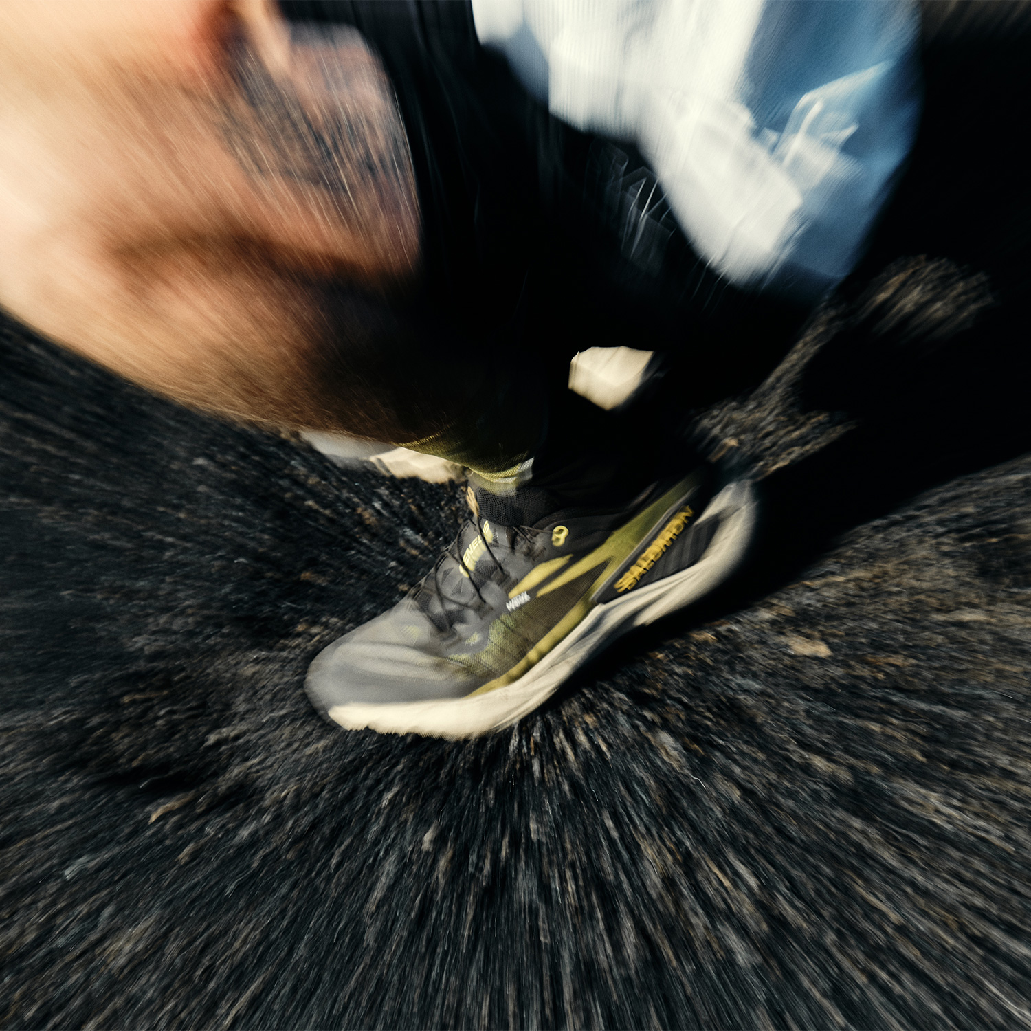 Salomon Genesis Black/Sulphur Spring/Transparent Yellow