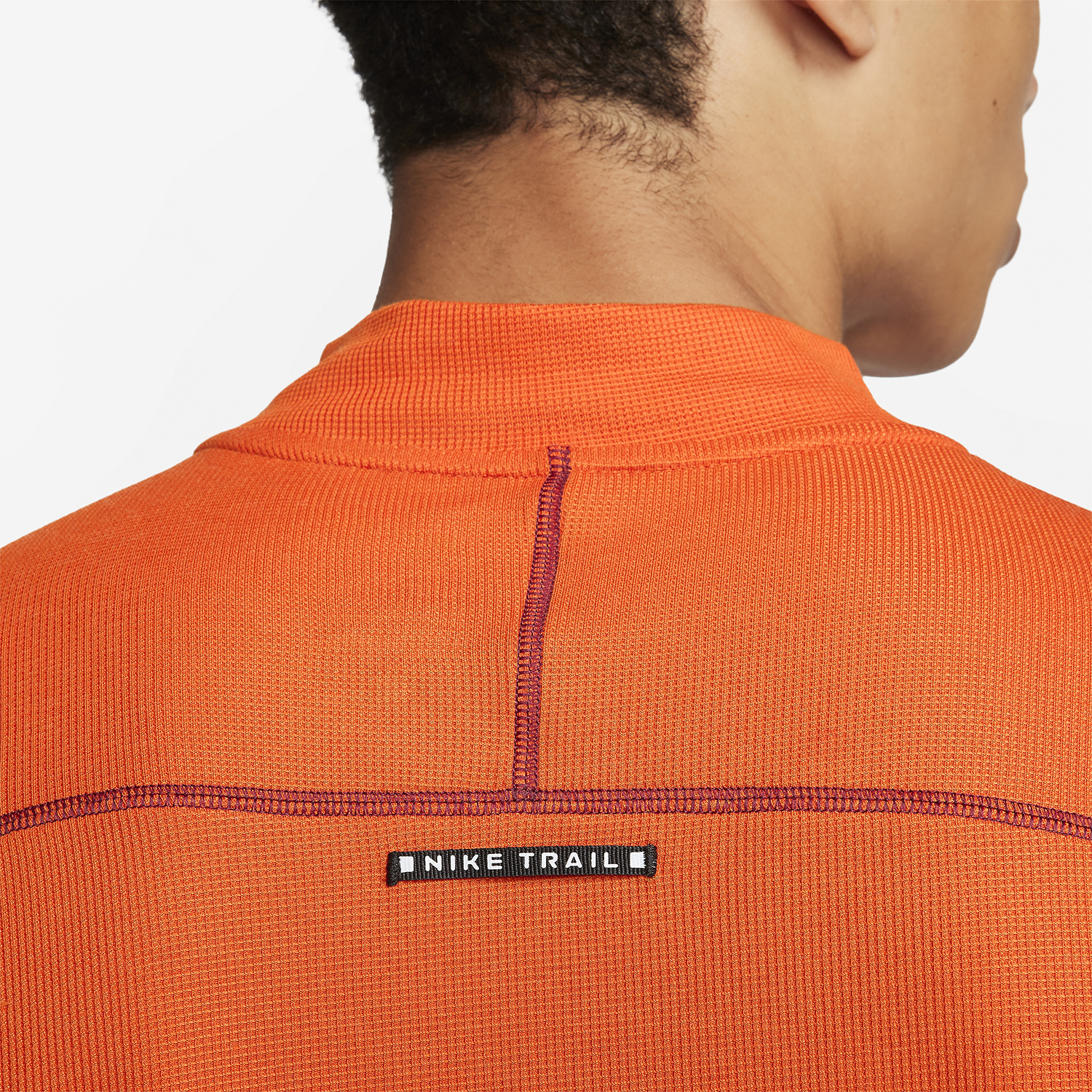 Nike Trail Dri-FIT Swoosh Maglia Campfire Orange/Night Maroon