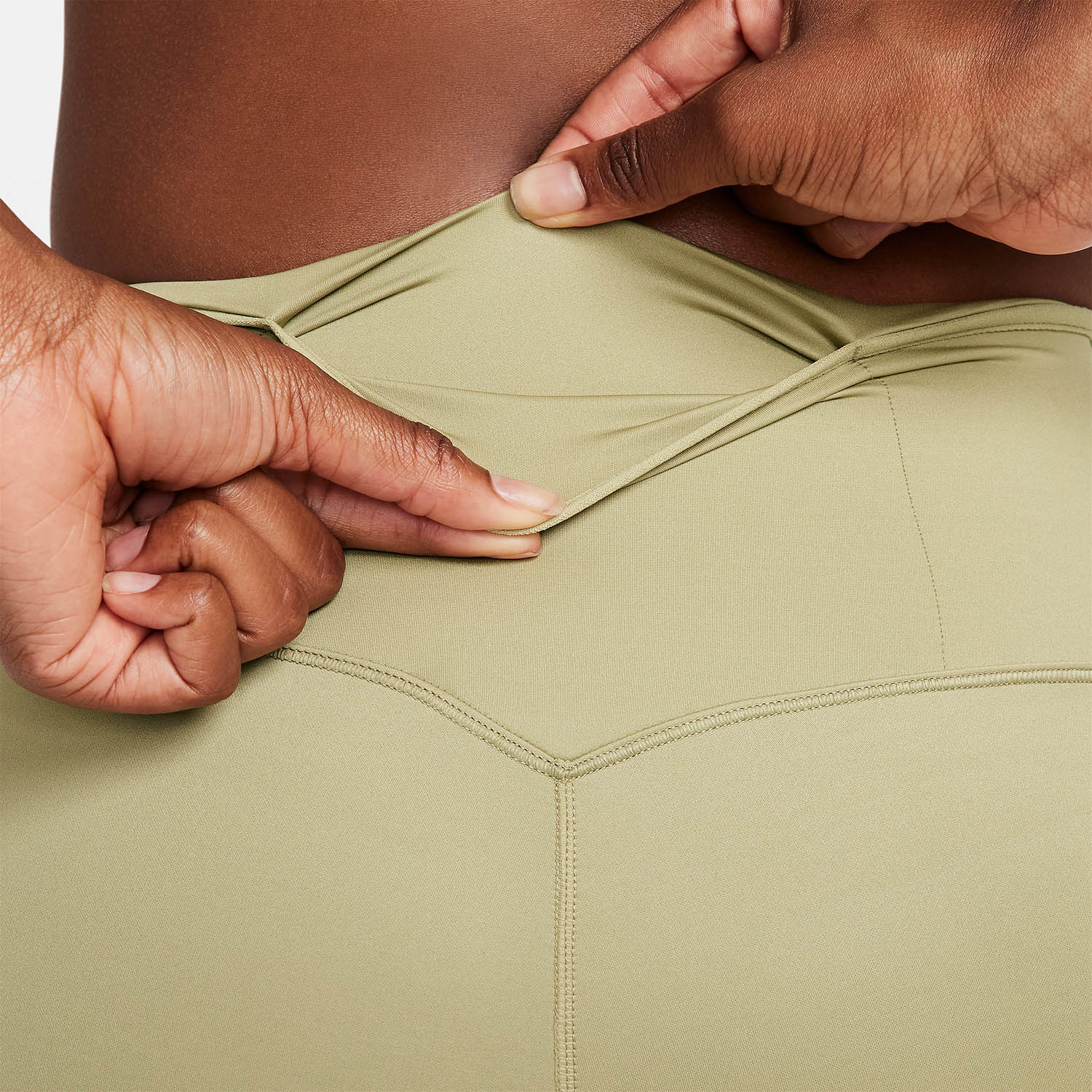 Nike Go Swoosh 7/8 Tights Neutral Olive/Black