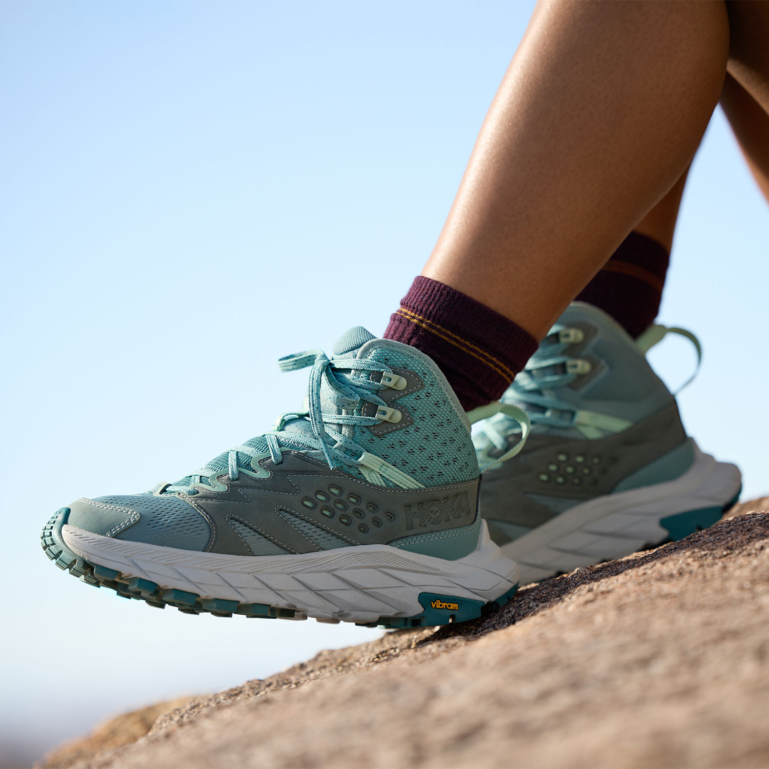 Hoka Anacapa Breeze Mid Trellis/Mist Green