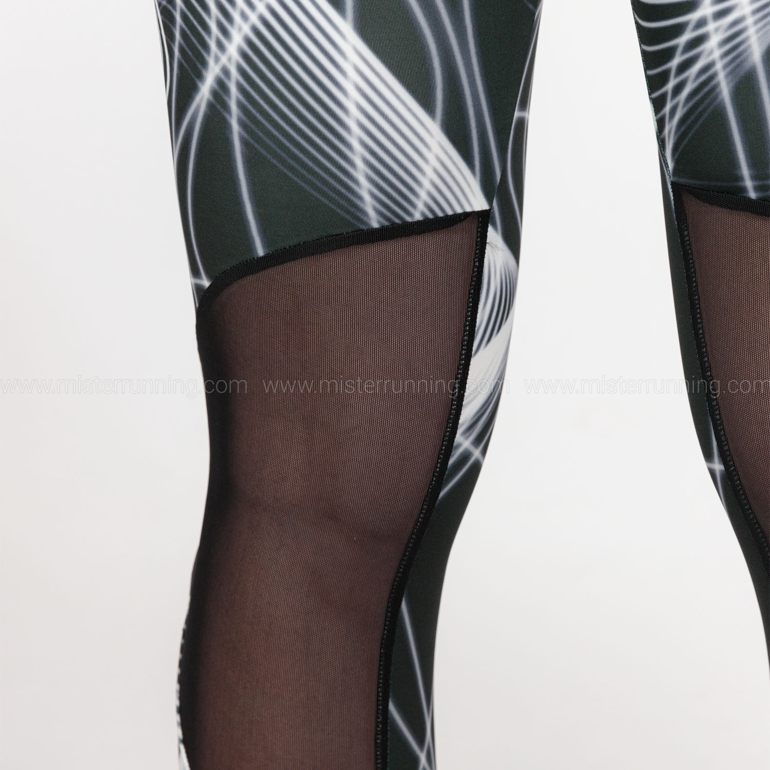 Mizuno Printed Tights Black