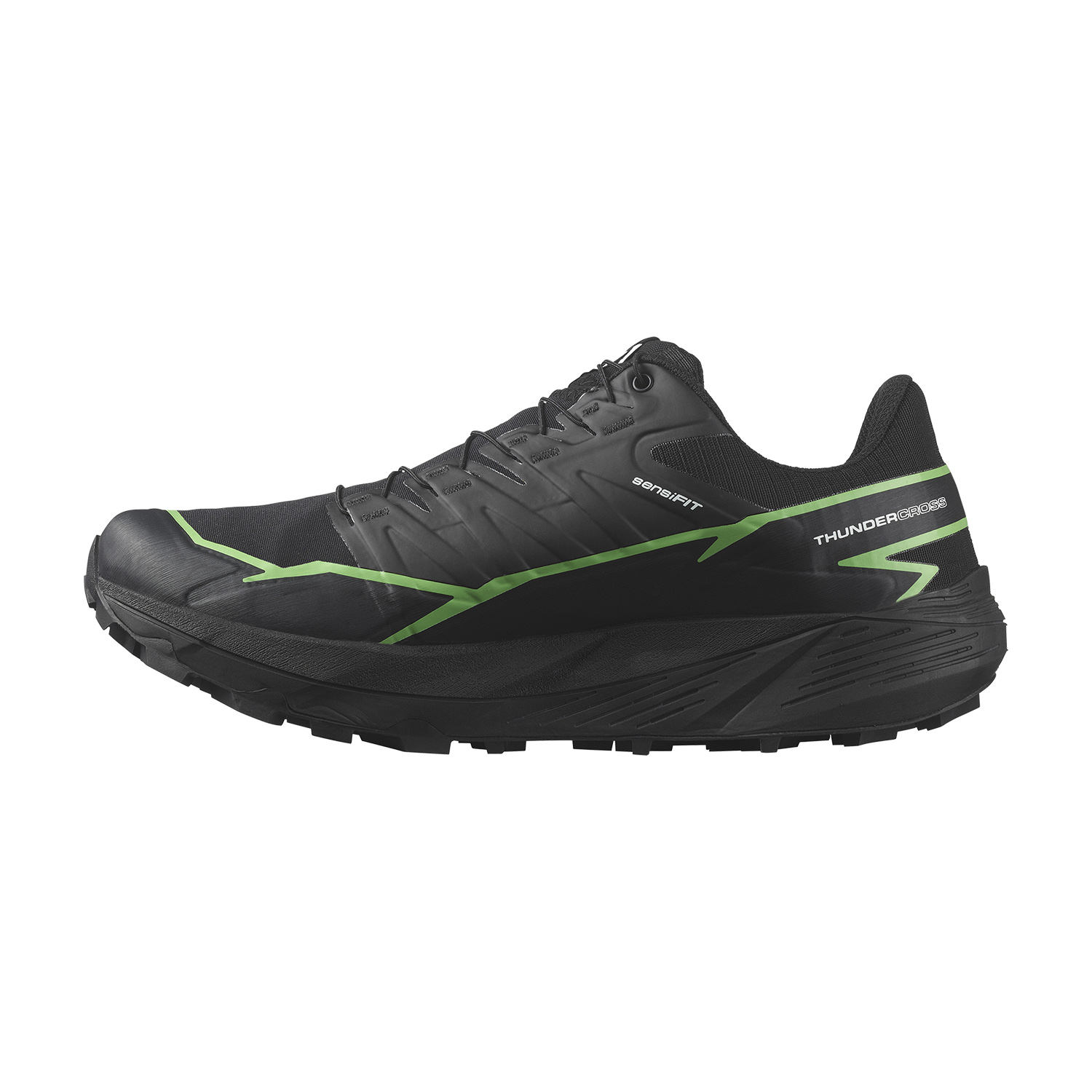 Salomon Thundercross GTX Black/Green Gecko