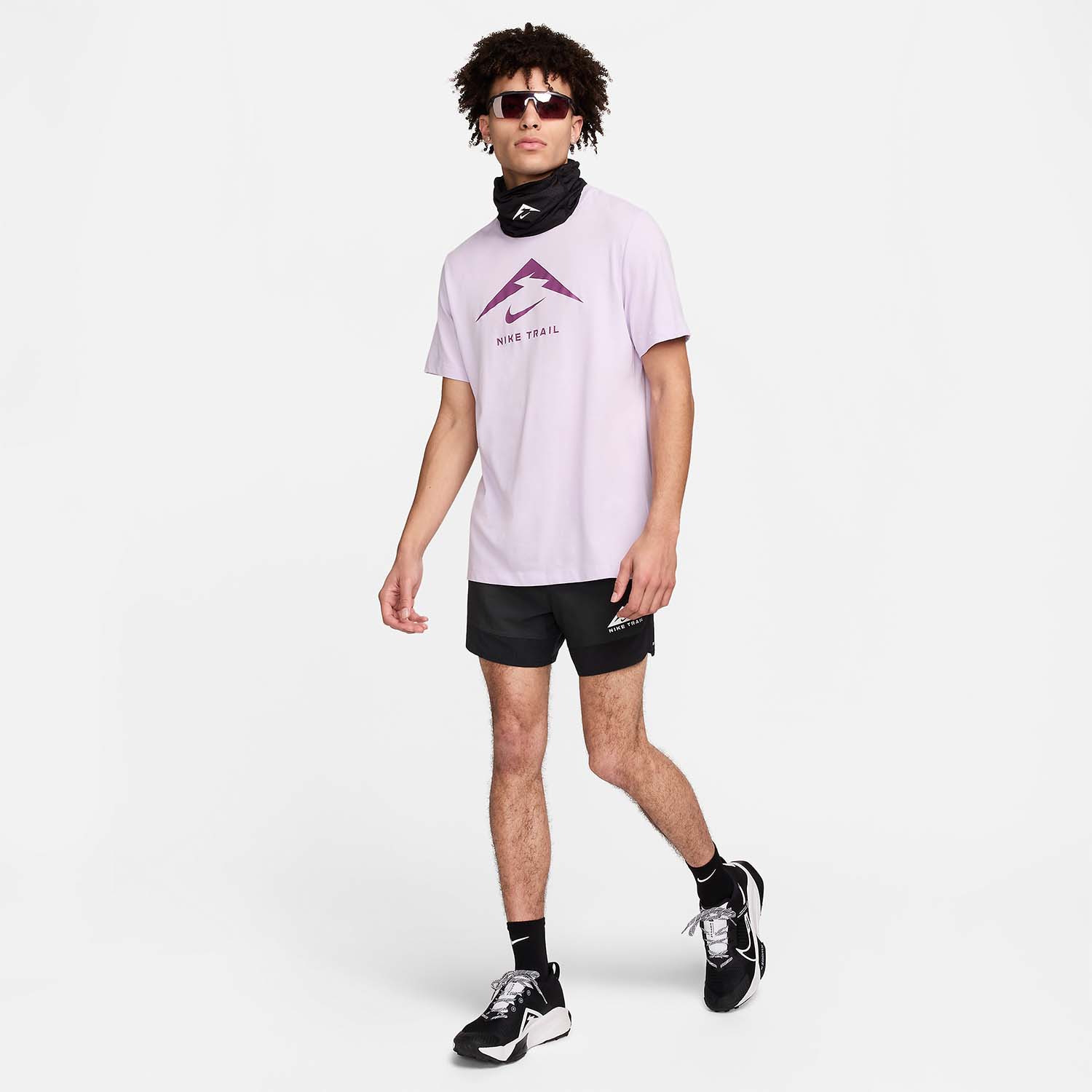 Nike Dri-FIT Trail Logo Maglietta Violet Mist