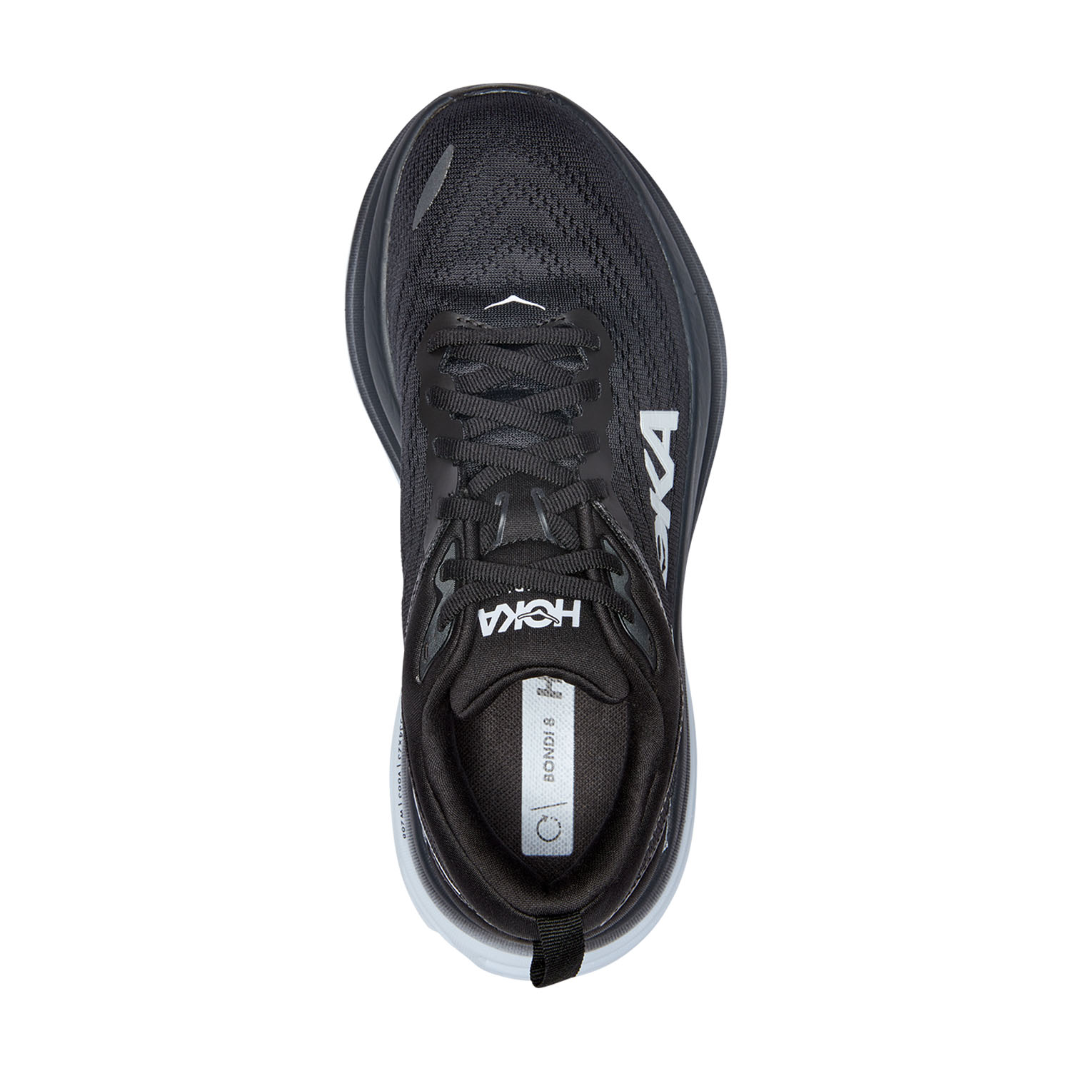 Hoka Bondi 8 Wide Black/White