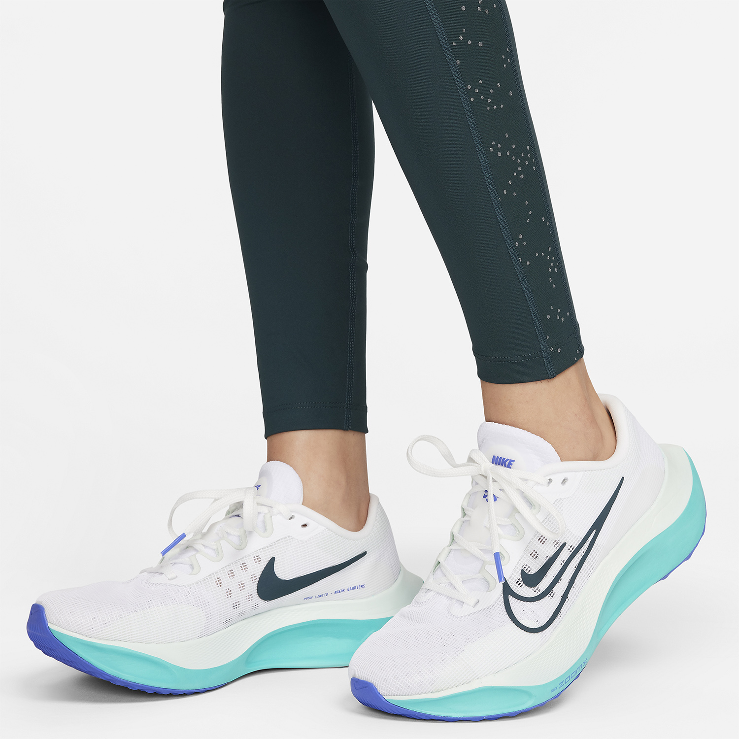 Nike Dri-FIT Fast 7/8 Tights Deep Jungle/Reflective Silver