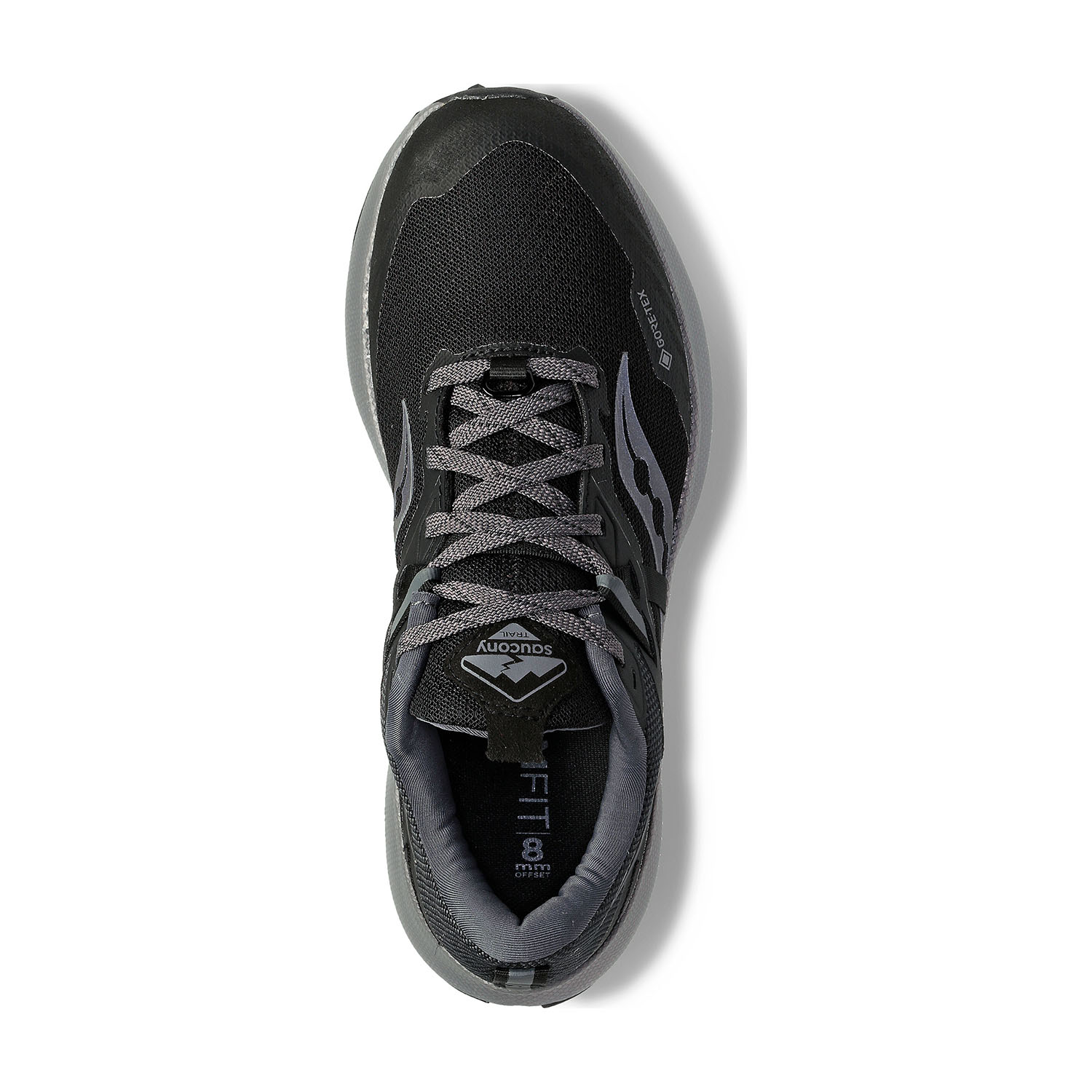 Saucony Ride 15 TR GTX Black/Charcoal