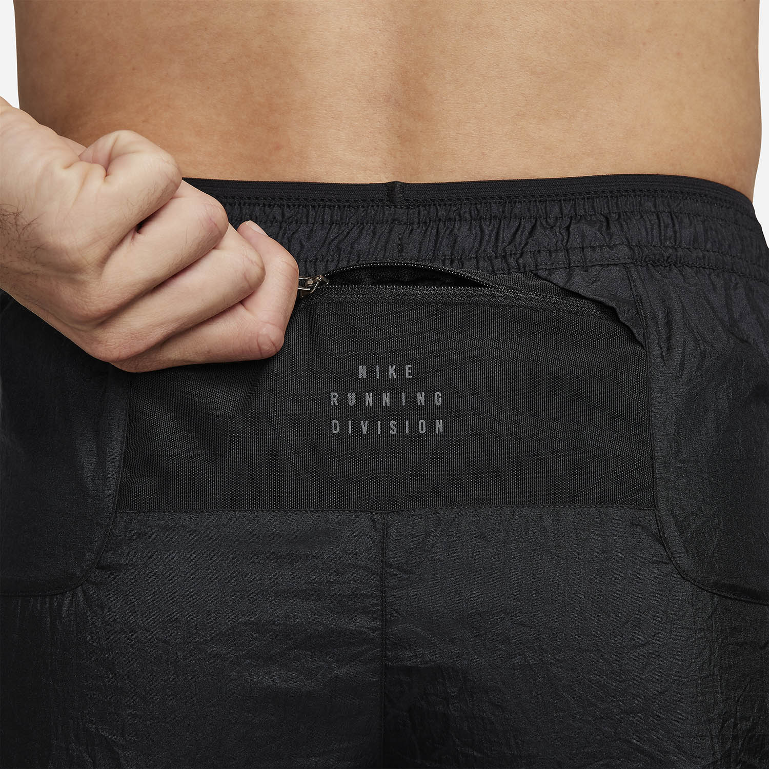 Nike Dri-FIT Stride 5in Pantaloncini Black/Black Reflective