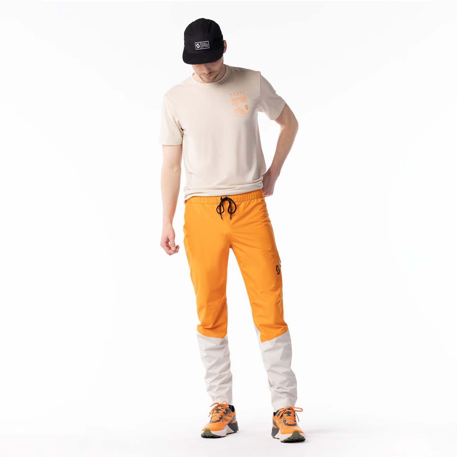 Scott Explorair Light Dryo 2.5 L Pantaloni Flash Orange/Dust White