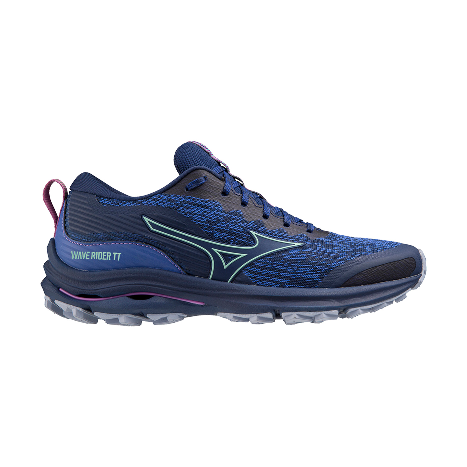 Mizuno Wave Rider TT Blue Depths/Beveled Glass/Vivid Orchid