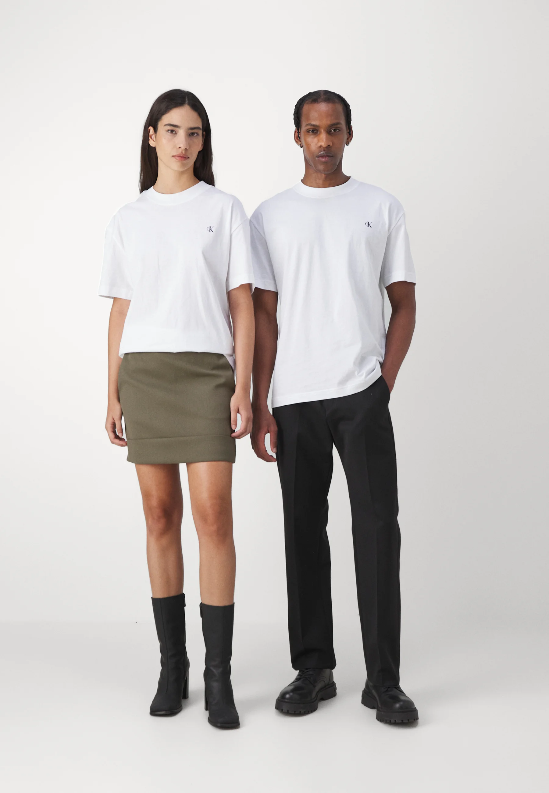 Calvin Klein Jeans BLOWN UP DIFFUSED STACKED TEE UNISEX - T-shirt con stampa