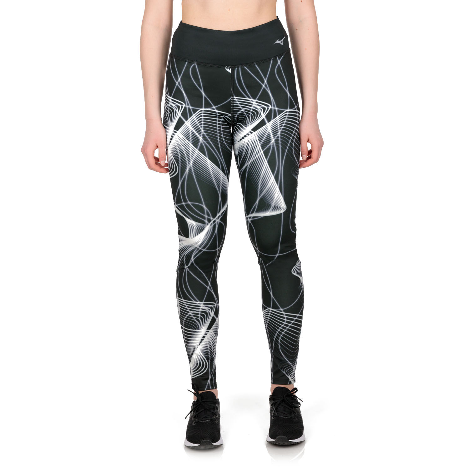 Mizuno Printed Tights Black