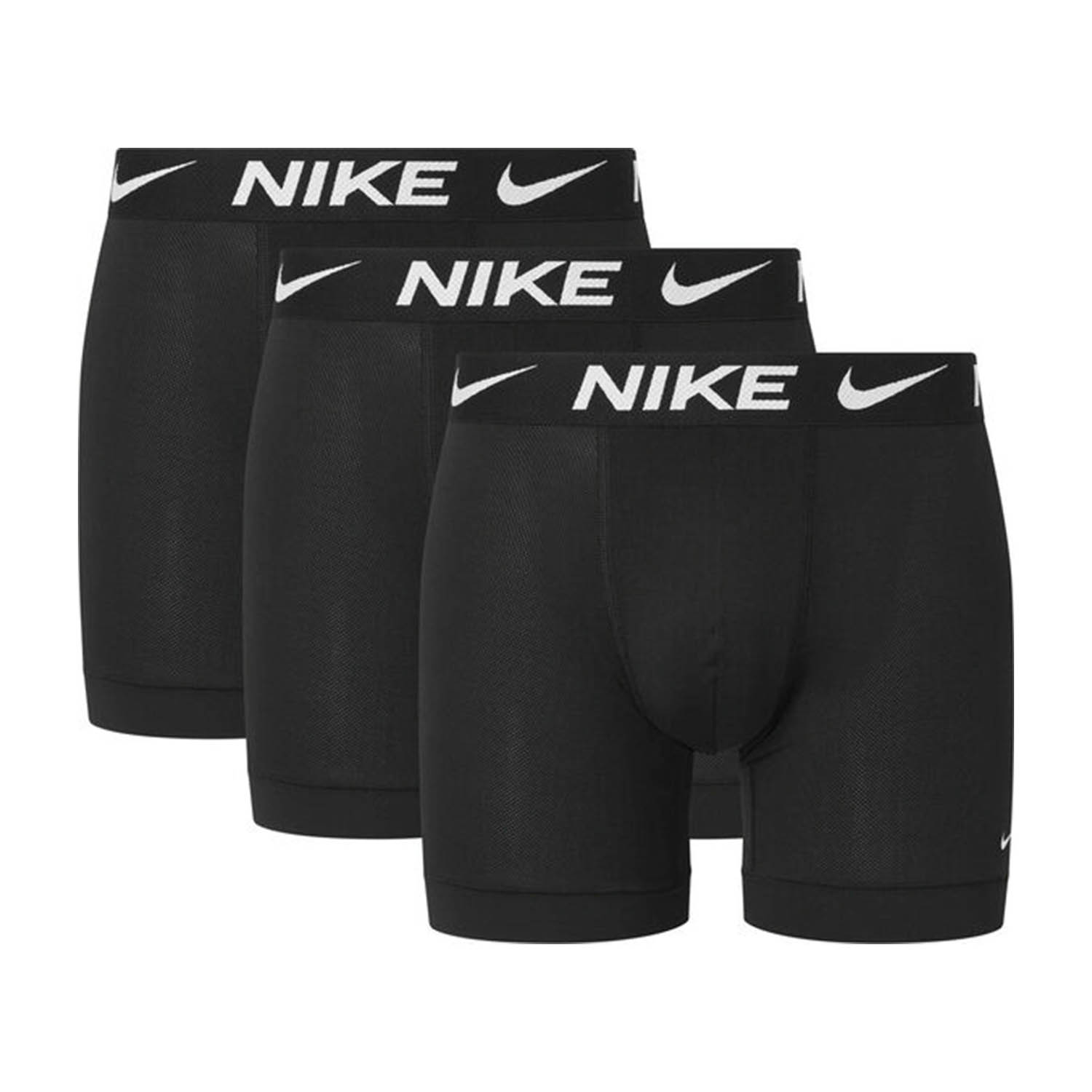 Nike Logo x 3 Boxer Black