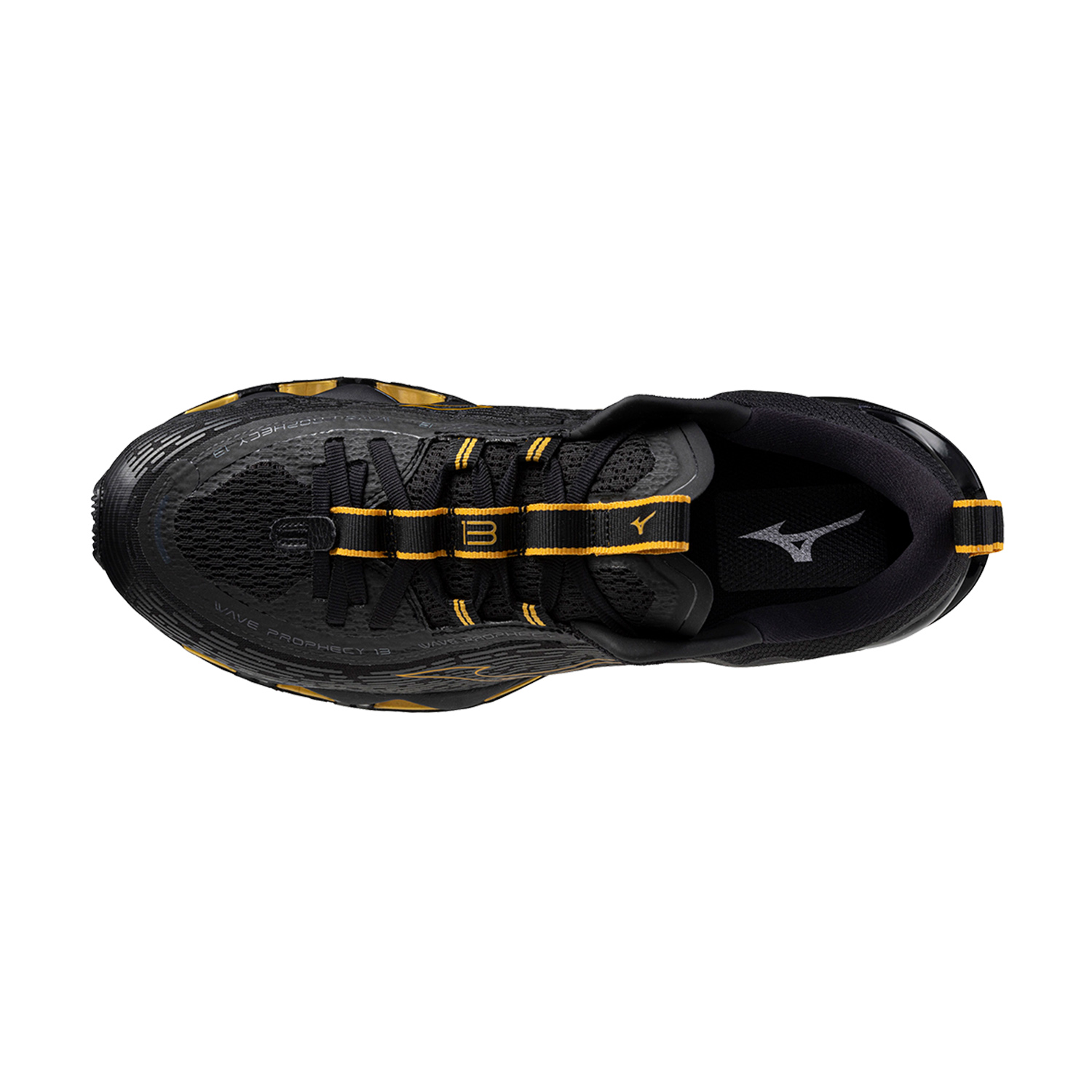 Mizuno Wave Prophecy 13 Black/Gold/Metallic Gray