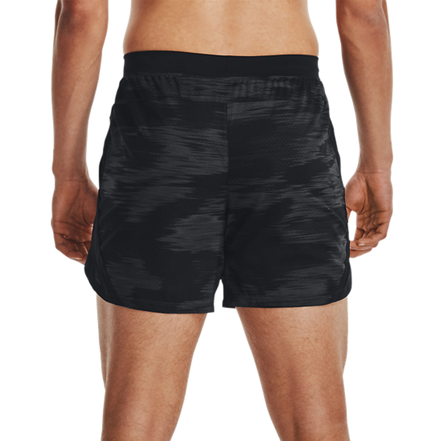 Under Armour Launch Printed 5in Pantaloncini Jet Gray/Black/Reflective