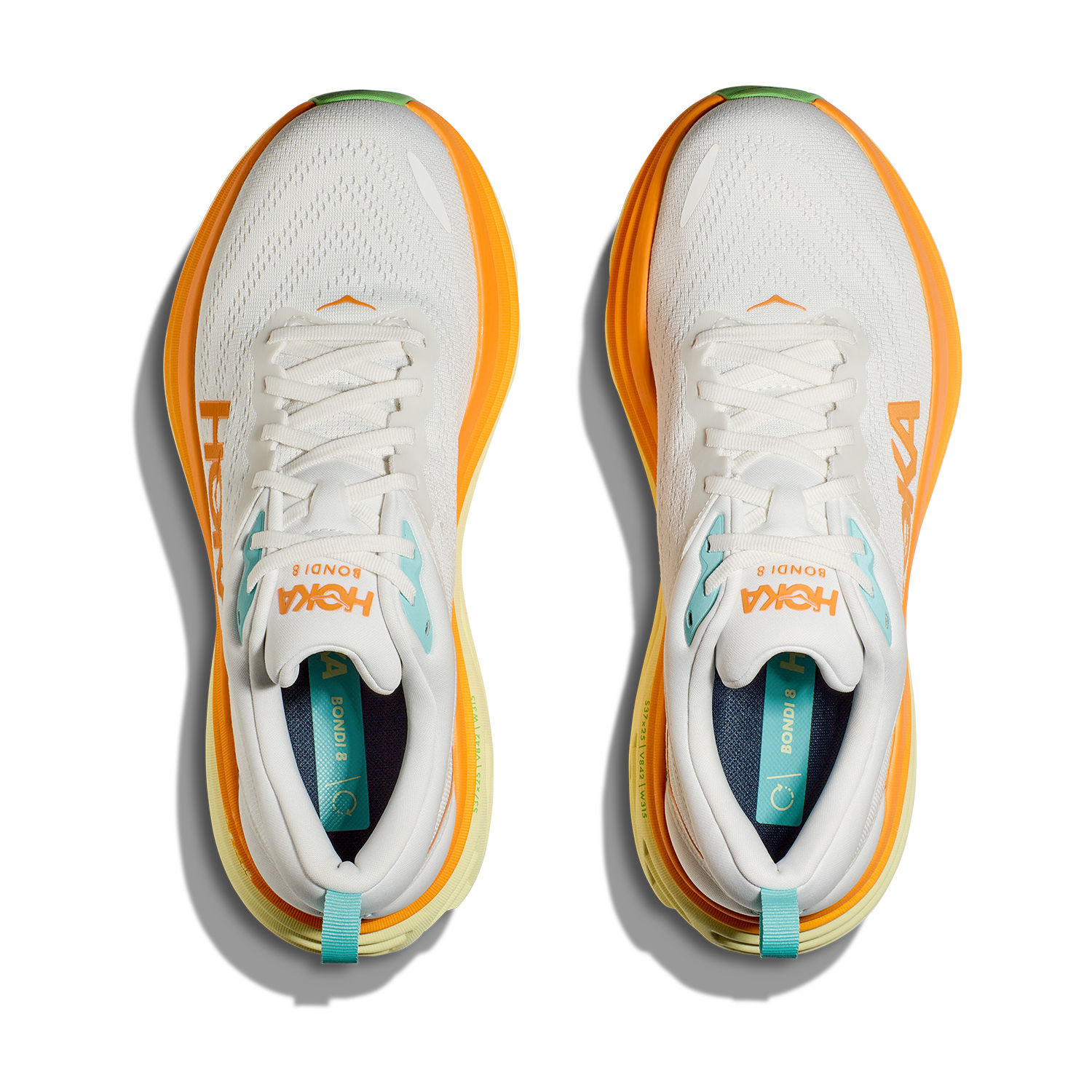 Hoka Bondi 8 Blanc De Blanc/Solar Flare