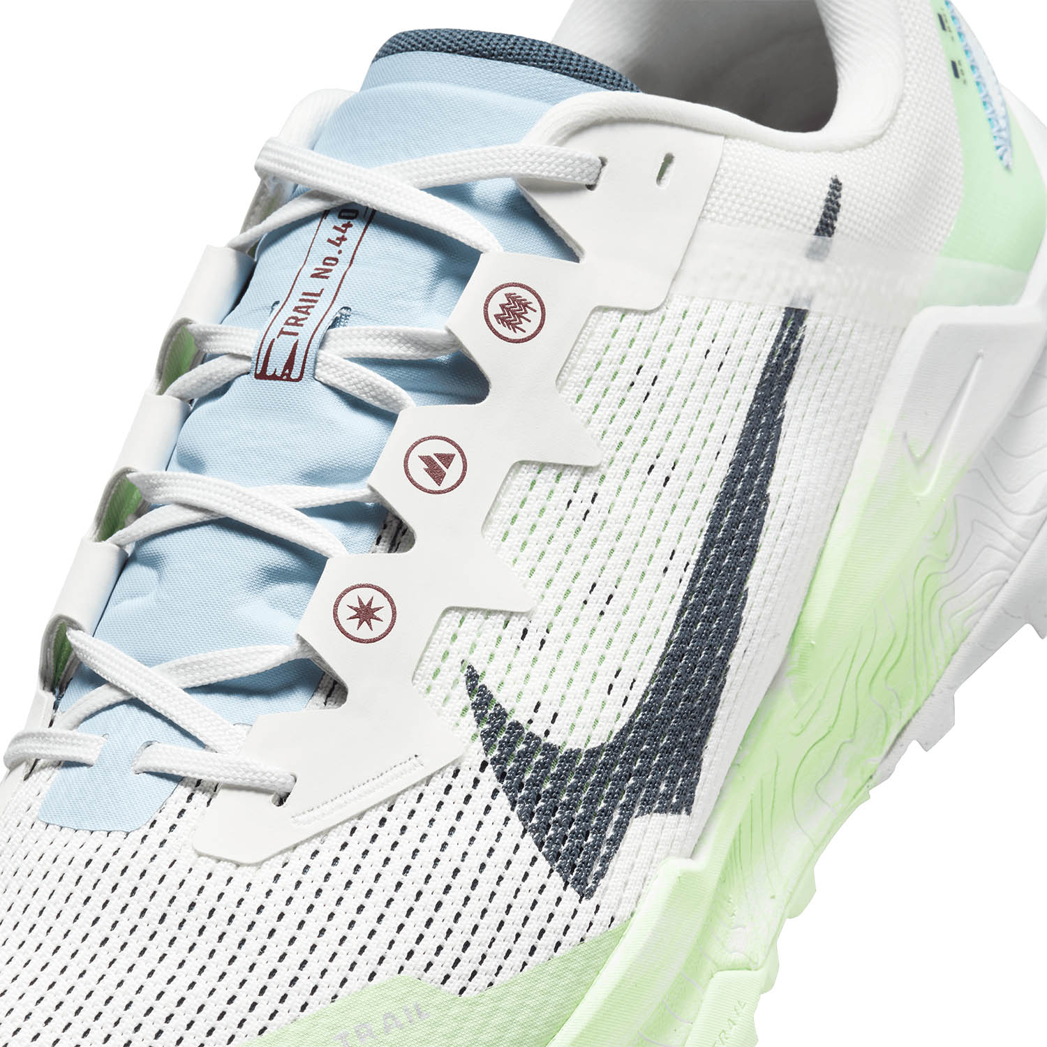 Nike React Wildhorse 8 Summit White/Thunder Blue/Vapor Green